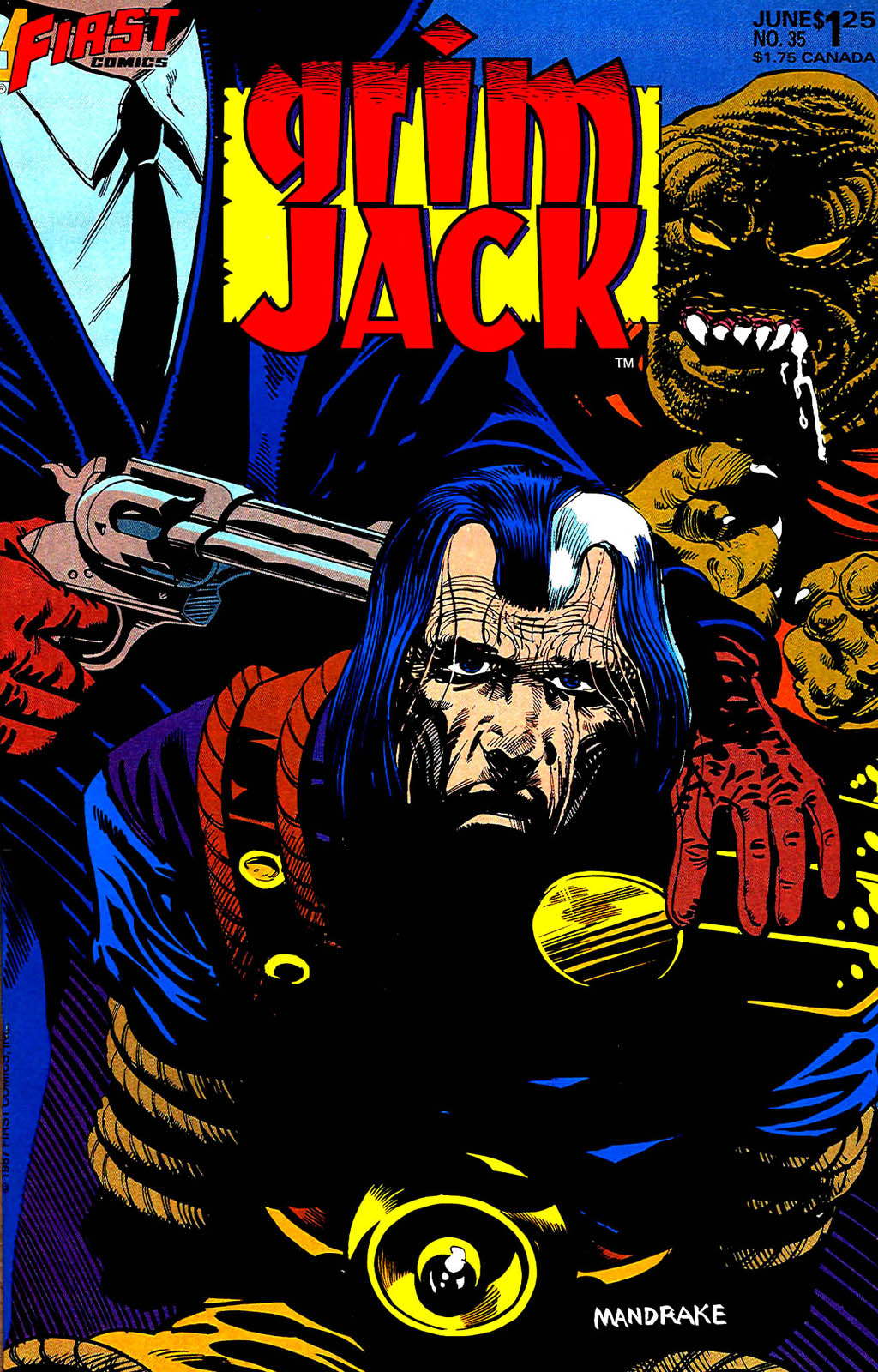 Read online Grimjack comic -  Issue #35 - 1