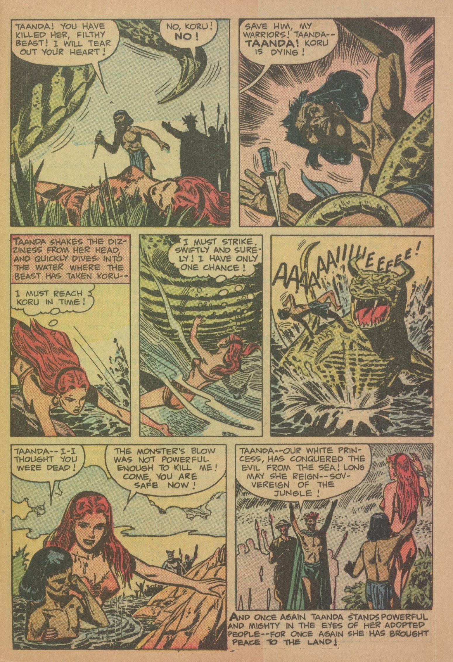 Read online Taanda White Princess of the Jungle comic -  Issue #4 - 25