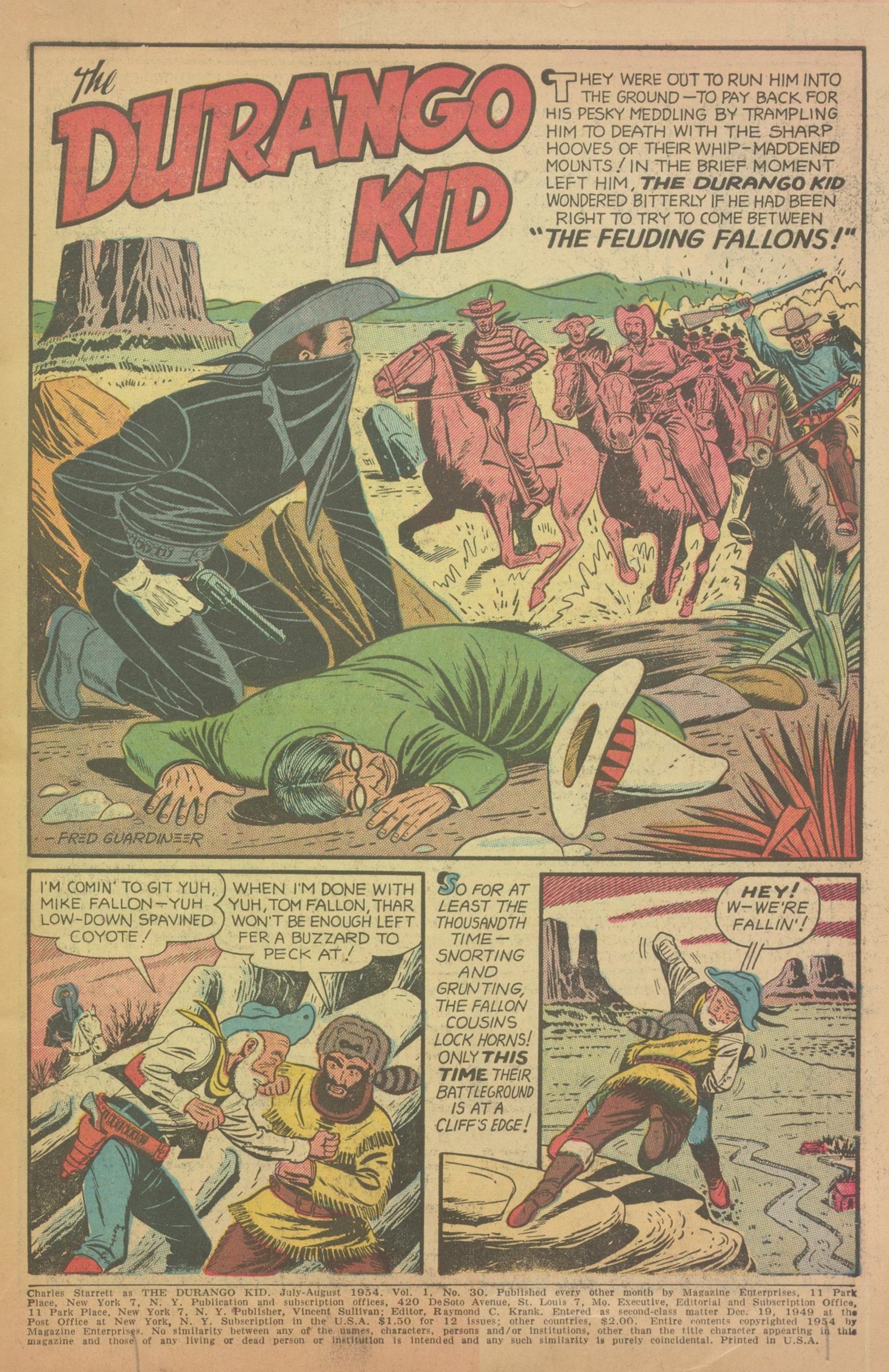 Read online Charles Starrett as The Durango Kid comic -  Issue #30 - 3