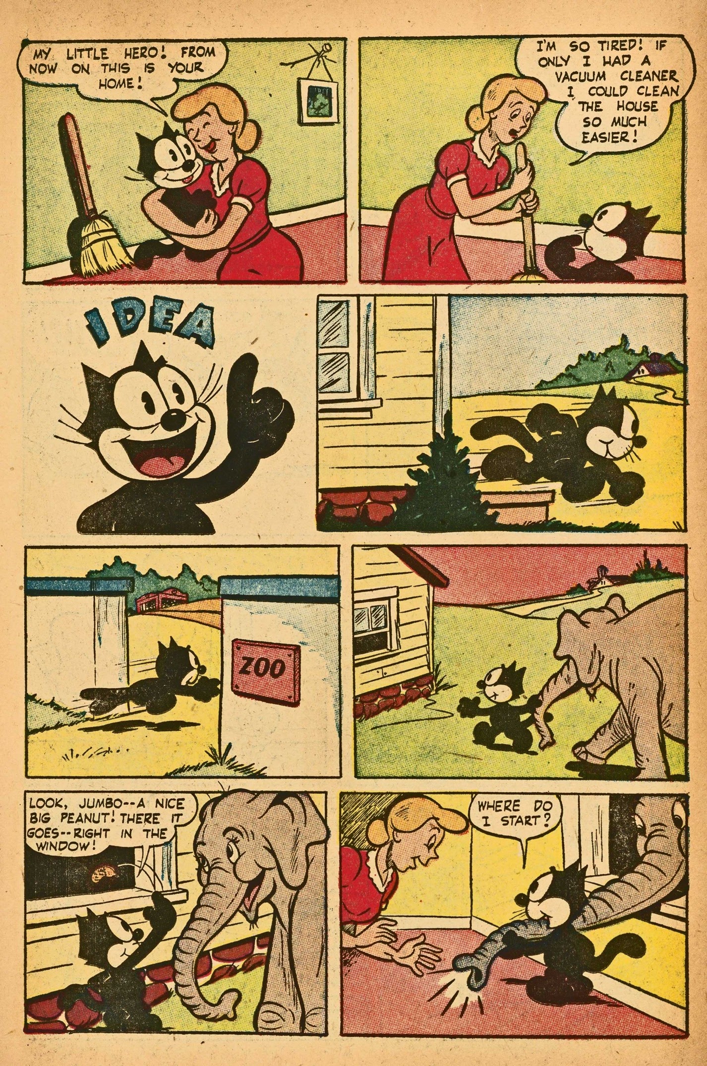 Read online Felix the Cat (1951) comic -  Issue #39 - 14