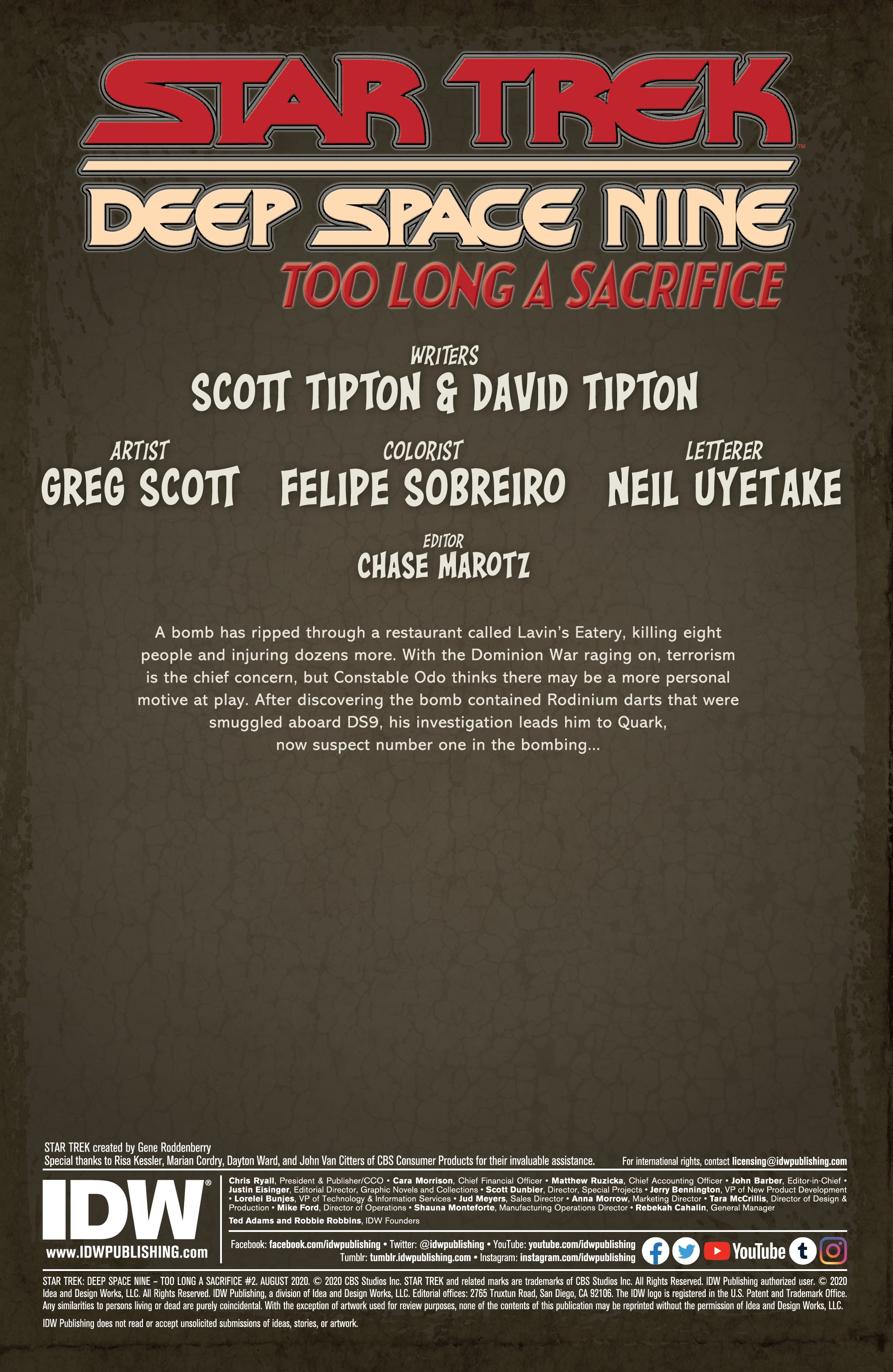 Read online Star Trek: Deep Space Nine—Too Long a Sacrifice comic -  Issue #2 - 2