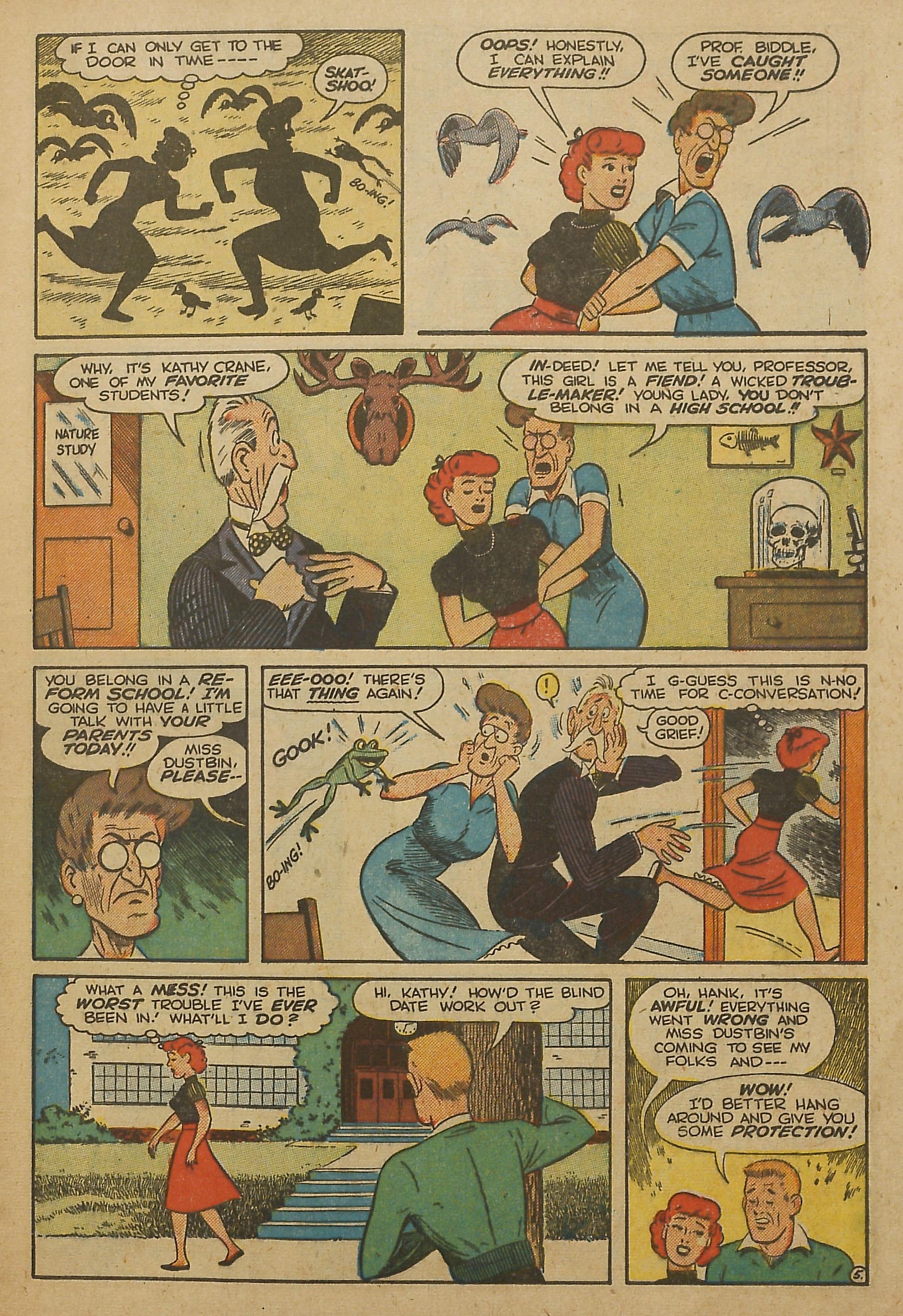 Read online Kathy (1949) comic -  Issue #7 - 7
