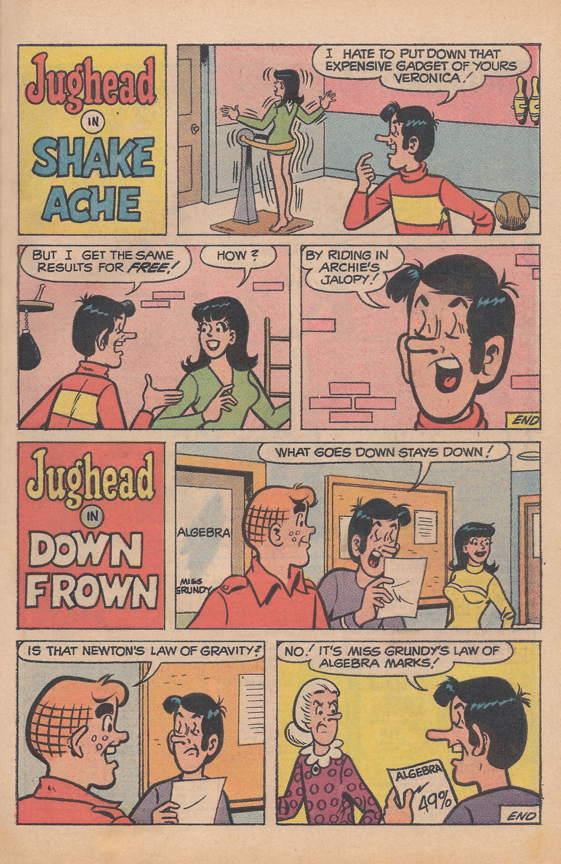 Read online Jughead's Jokes comic -  Issue #18 - 19