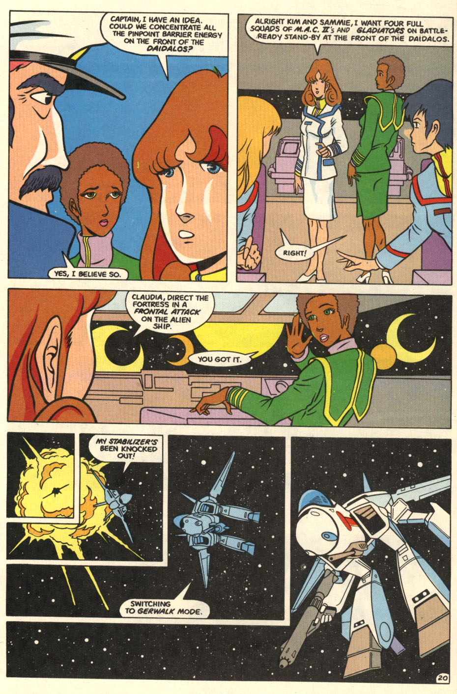 Read online Robotech The Macross Saga comic -  Issue #6 - 22