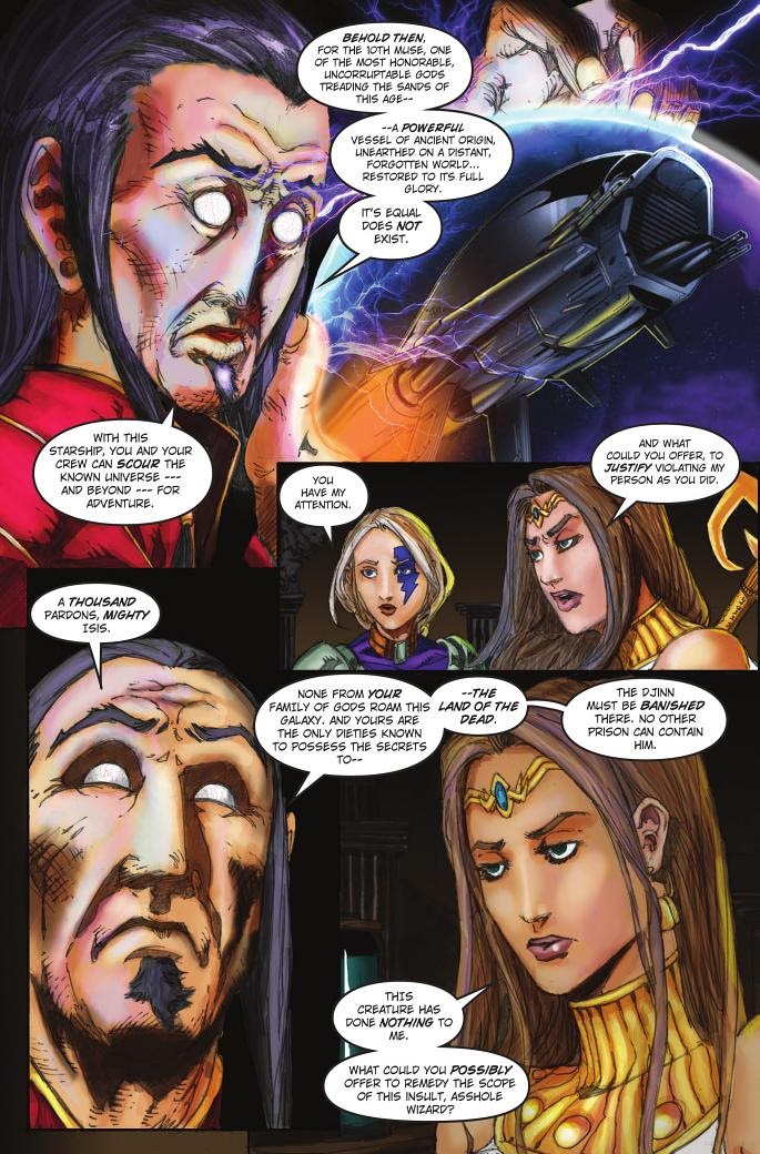 Read online 10th Muse vs. Legend of Isis comic -  Issue #2 - 4