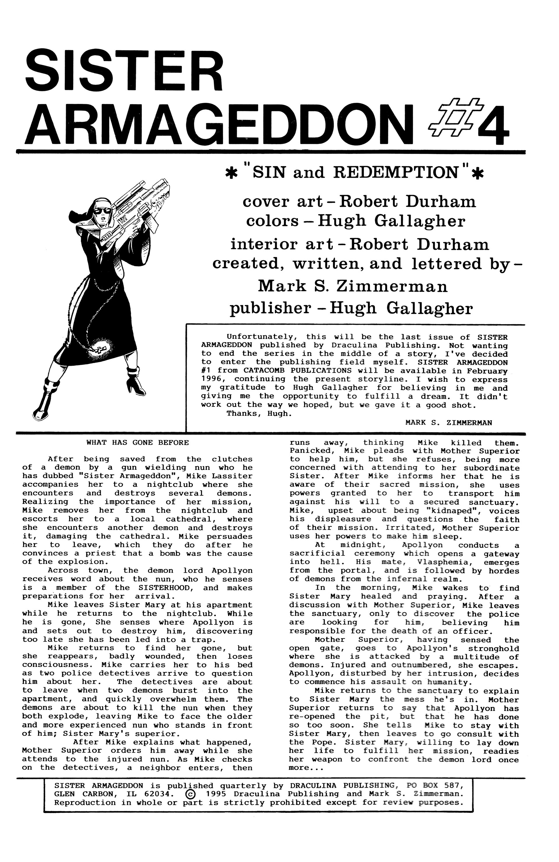 Read online Sister Armageddon comic -  Issue #4 - 2