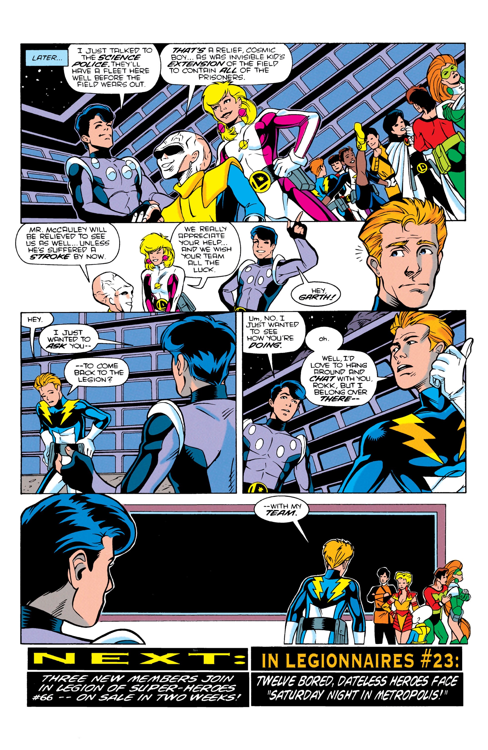 Read online Legionnaires comic -  Issue #22 - 23