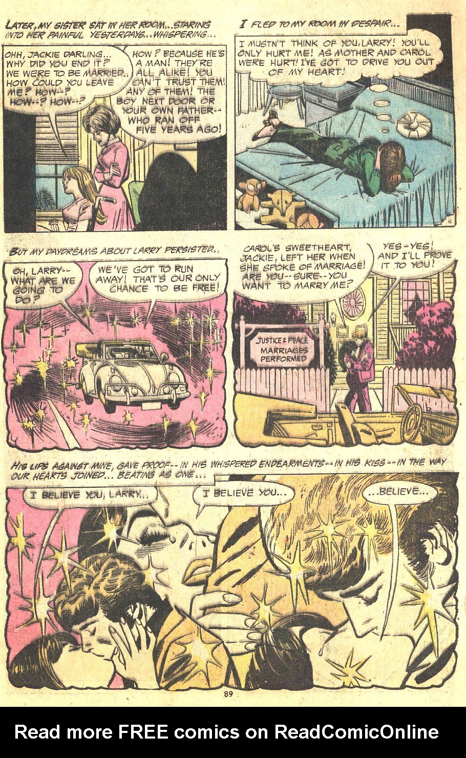 Read online Young Love (1963) comic -  Issue #114 - 89