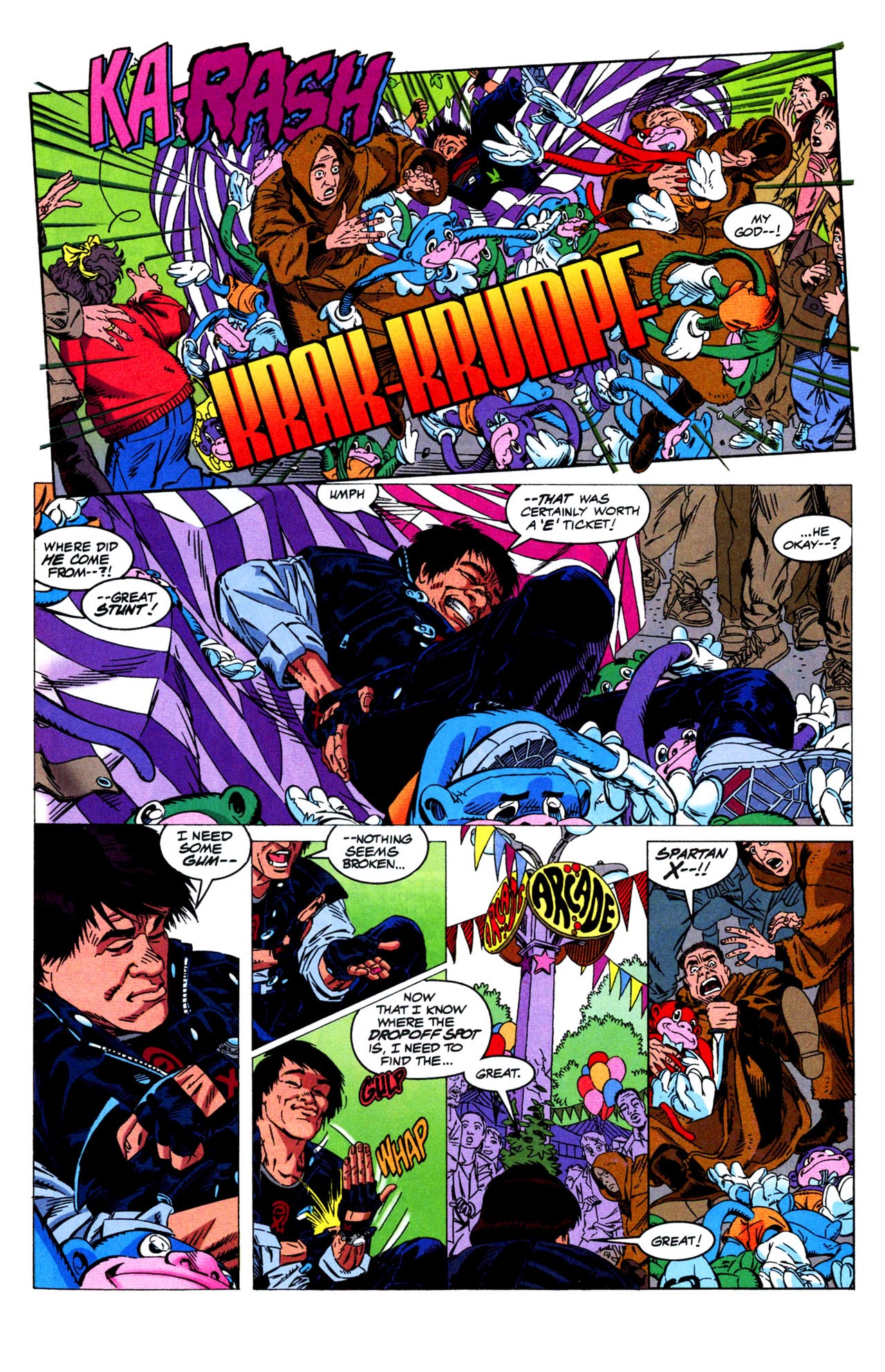Read online Jackie Chan's Spartan X: The Armour of Heaven comic -  Issue #1 - 7