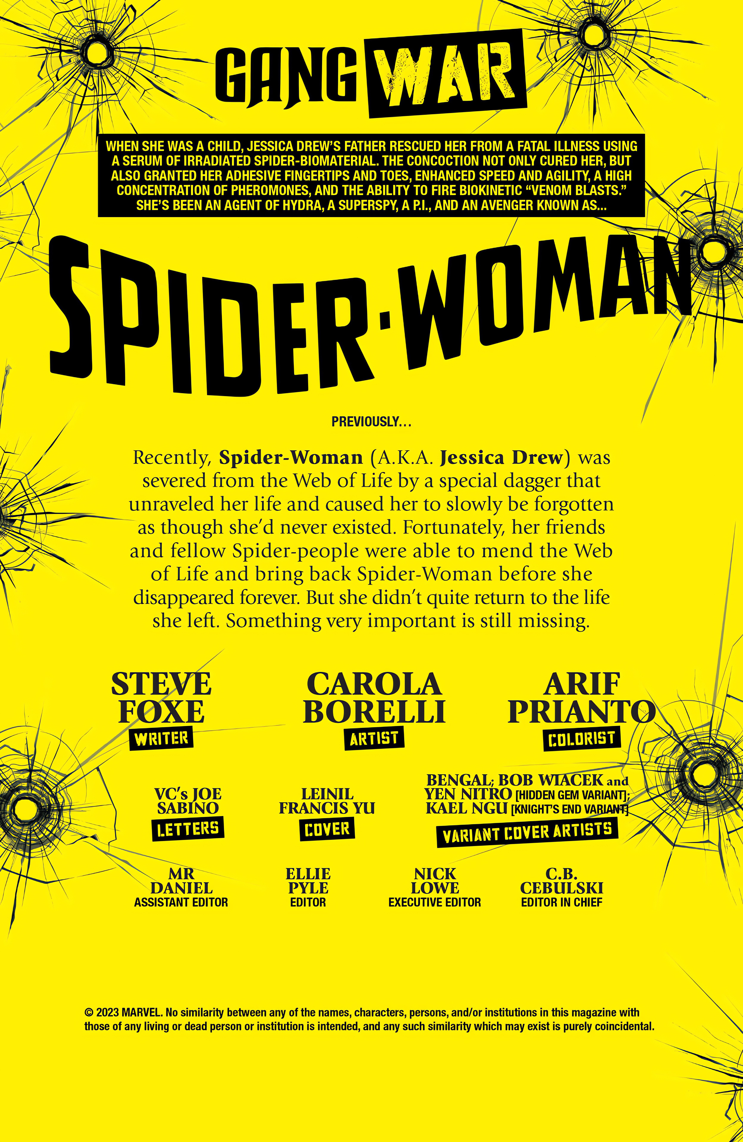 Read online Spider-Woman (2023) comic -  Issue #1 - 2
