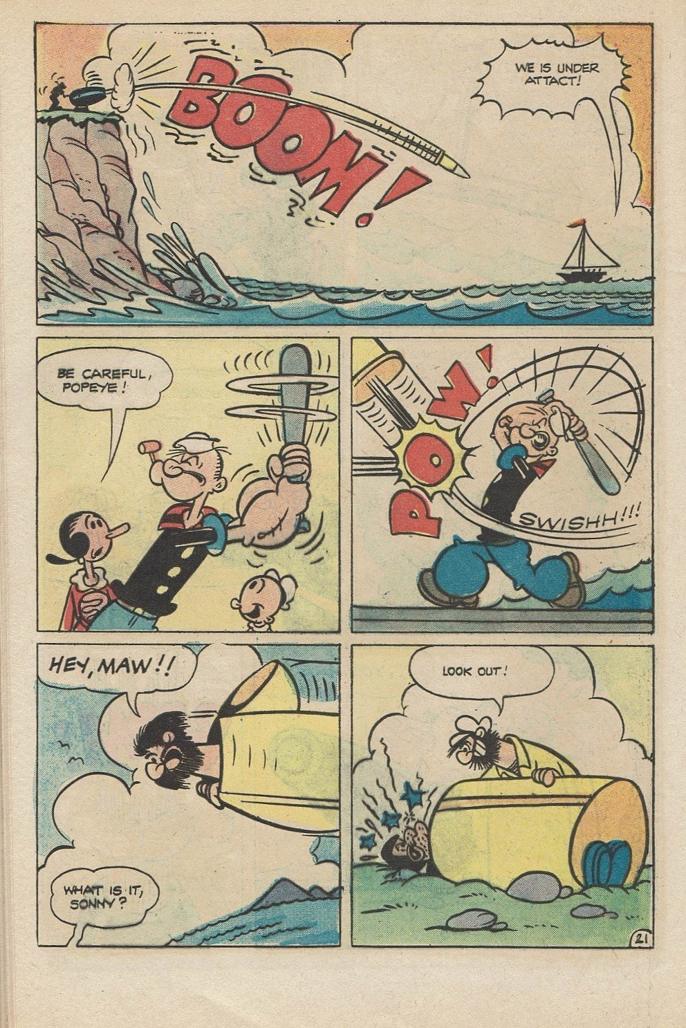 Read online Popeye (1948) comic -  Issue #137 - 28