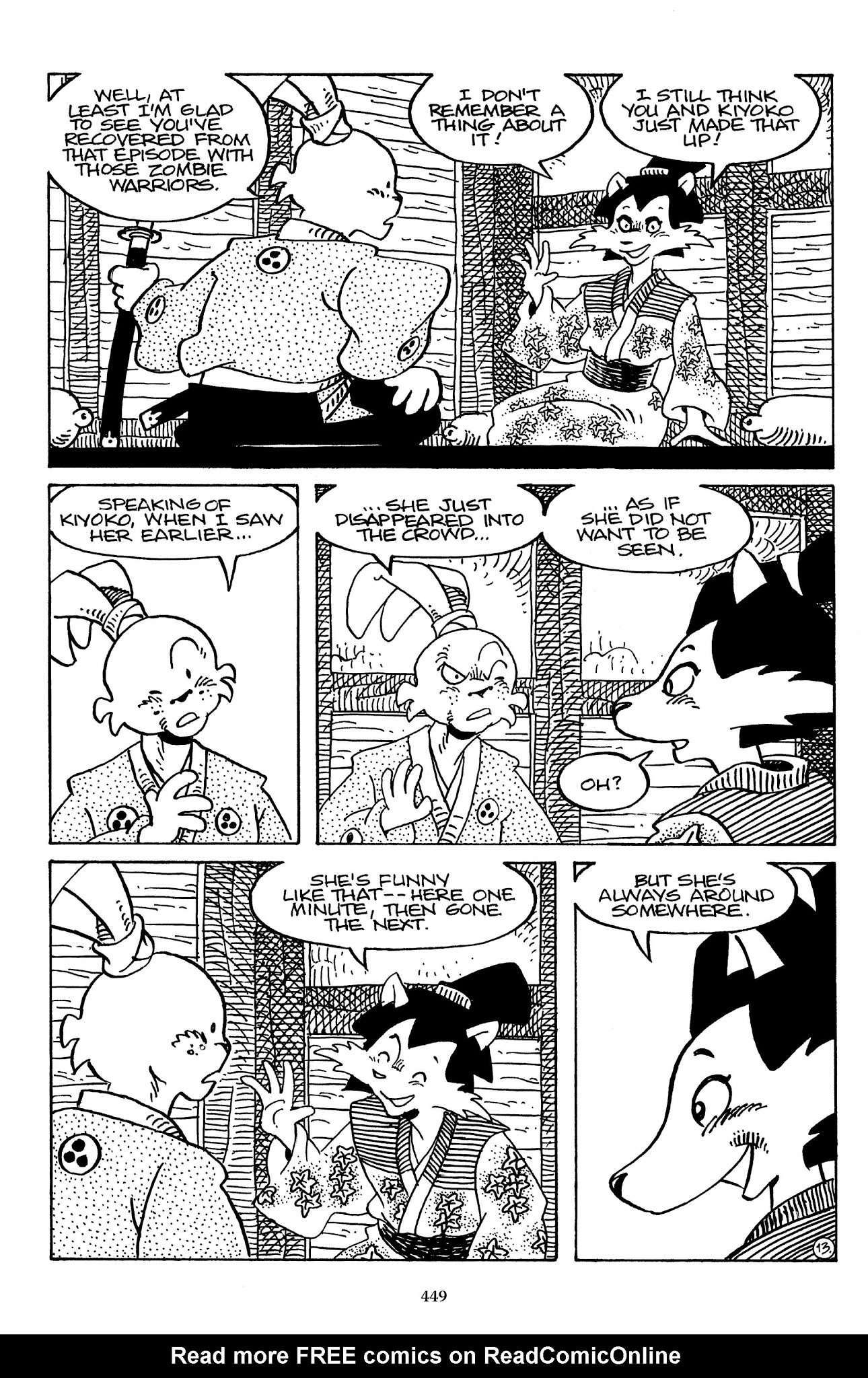 Read online The Usagi Yojimbo Saga comic -  Issue # TPB 7 - 441