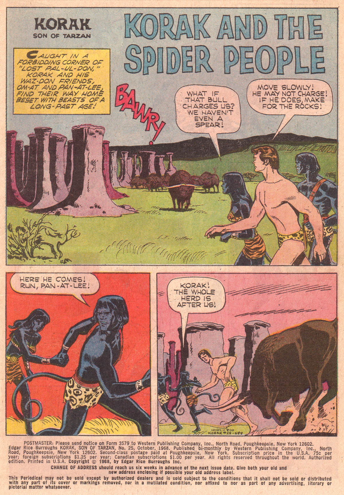 Read online Korak, Son of Tarzan (1964) comic -  Issue #25 - 3