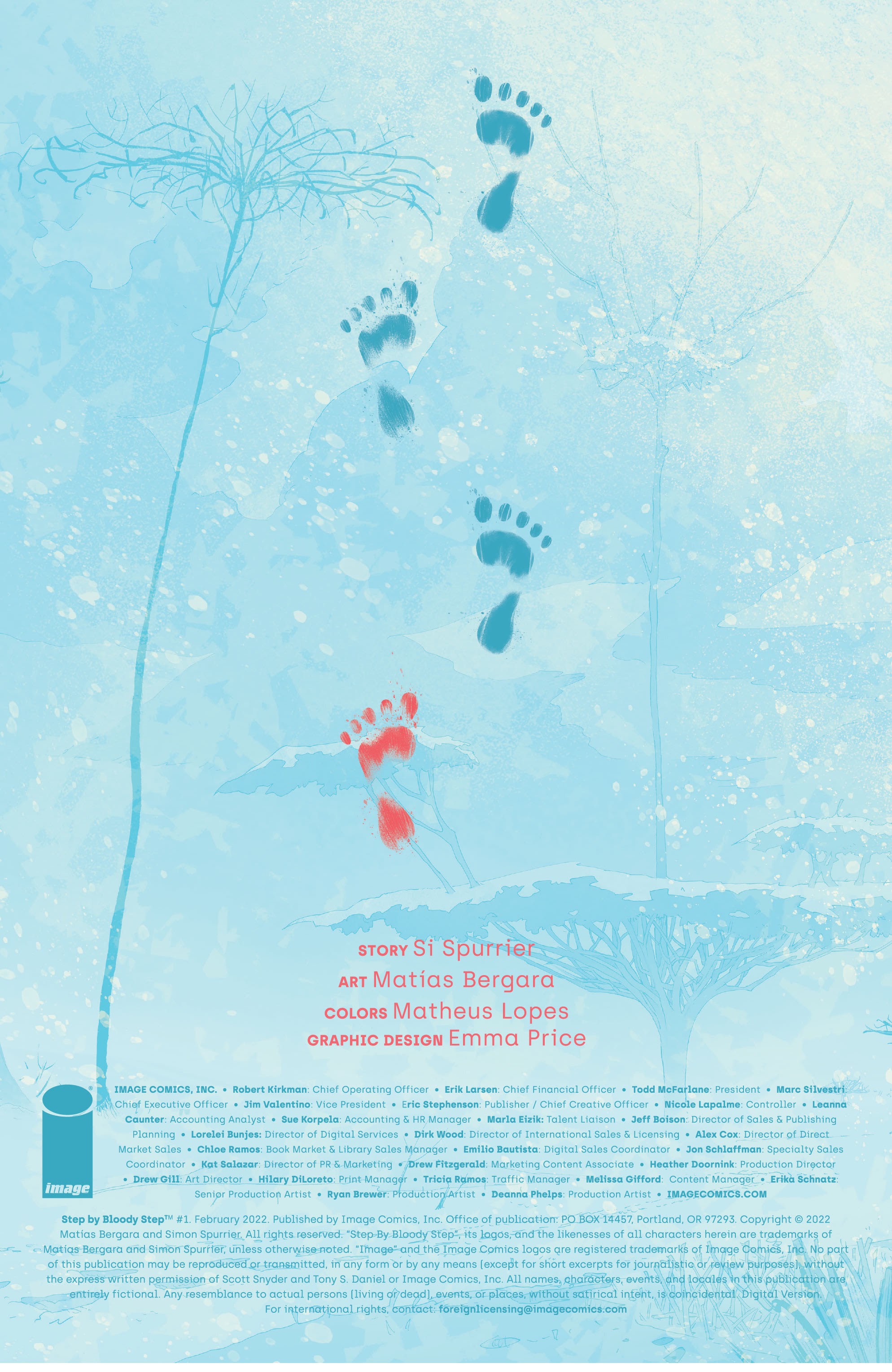Read online Step by Bloody Step comic -  Issue #1 - 2