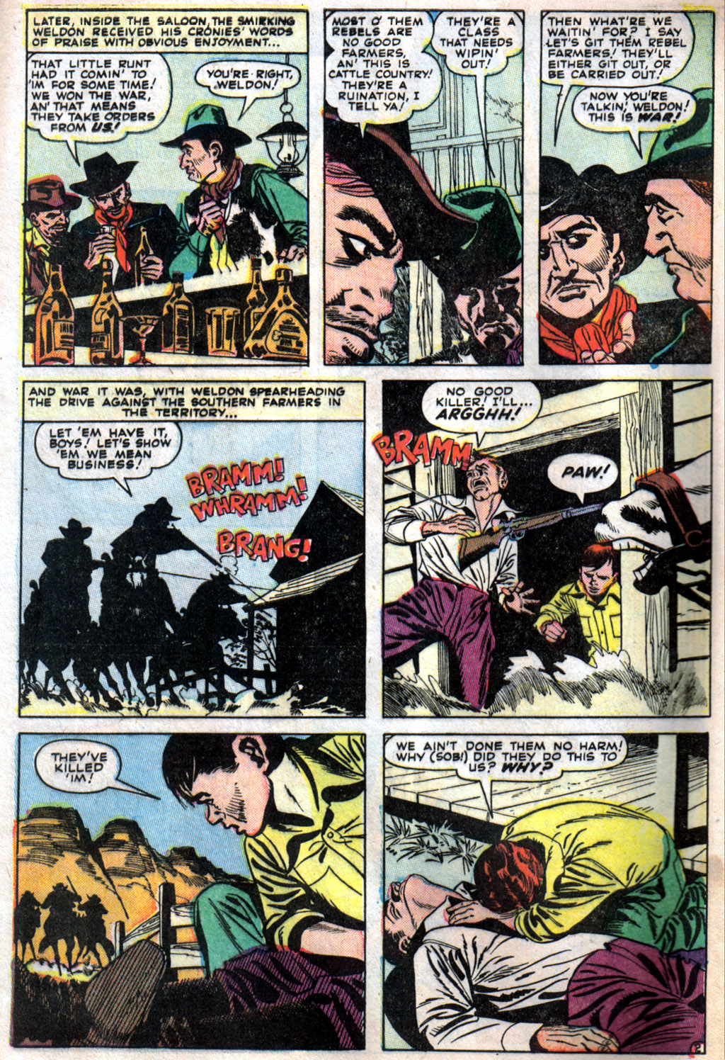 Read online Western Outlaws (1954) comic -  Issue #6 - 4