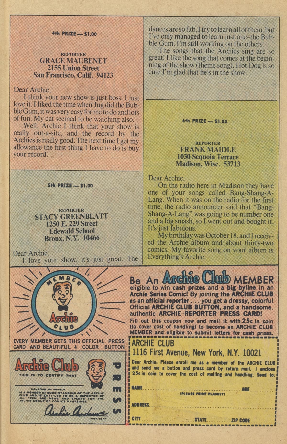 Read online Jughead's Jokes comic -  Issue #11 - 37