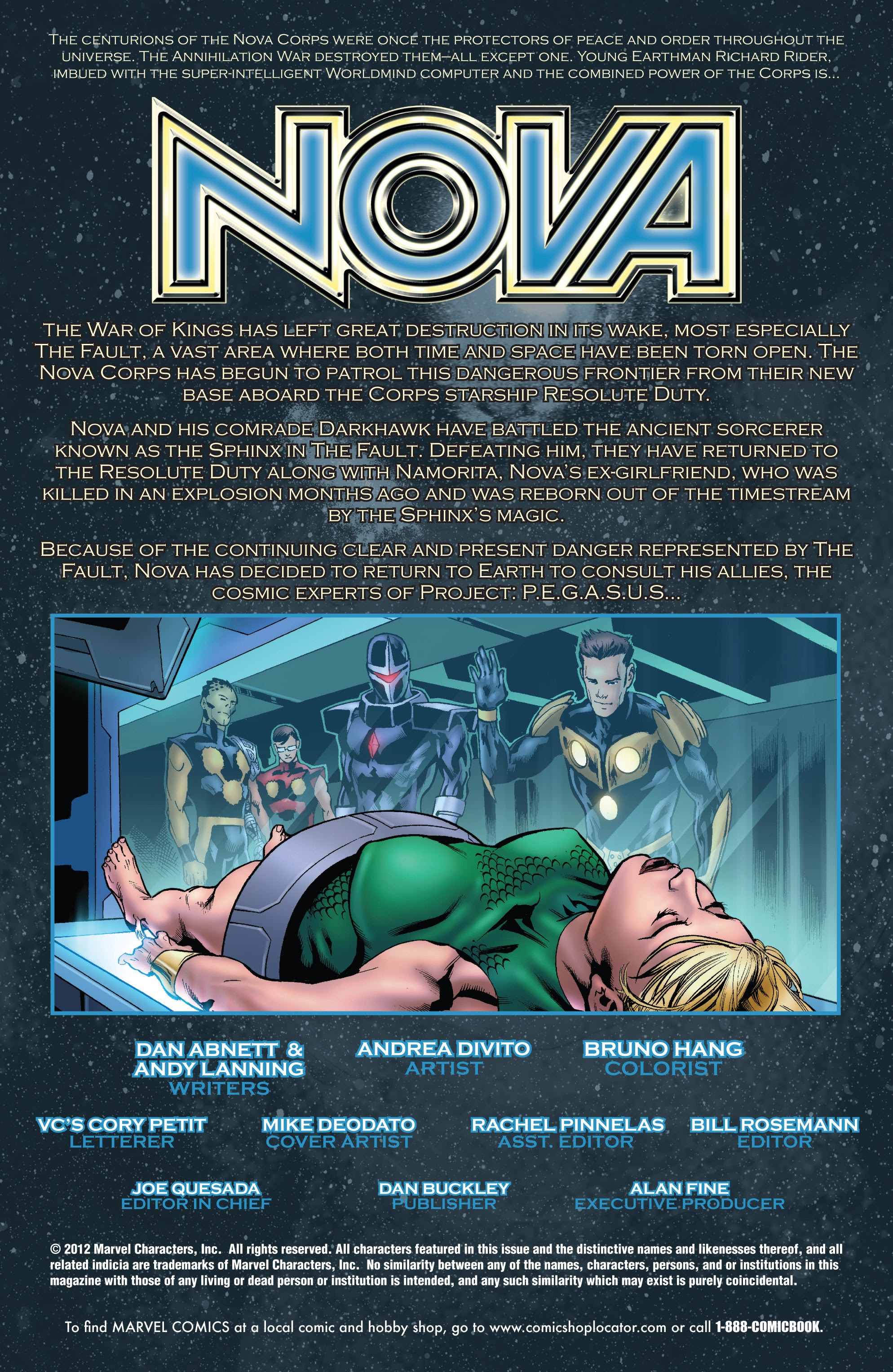 Read online Nova (2007) comic -  Issue #36 - 2