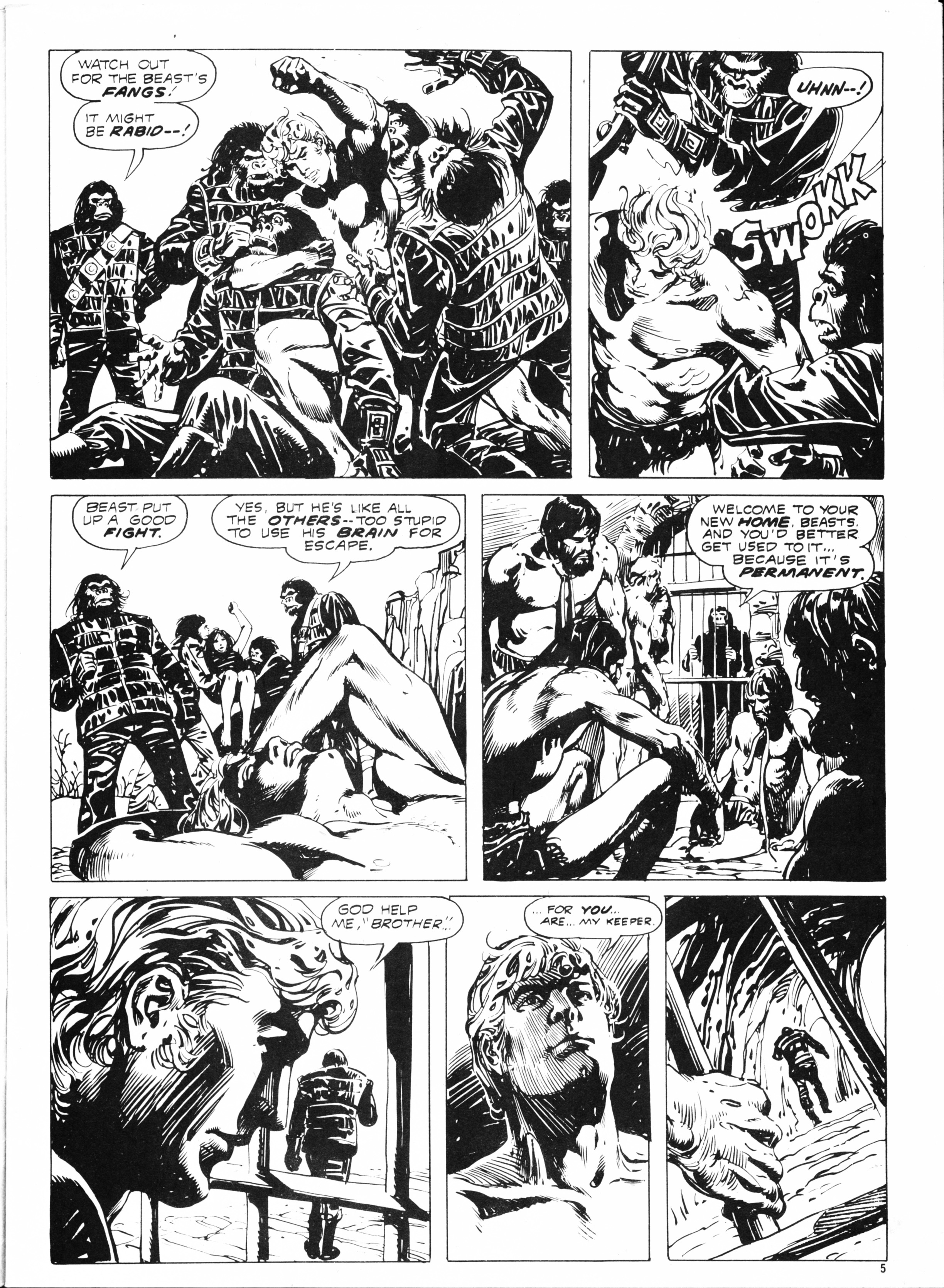 Read online Planet of the Apes (1974) comic -  Issue #38 - 5