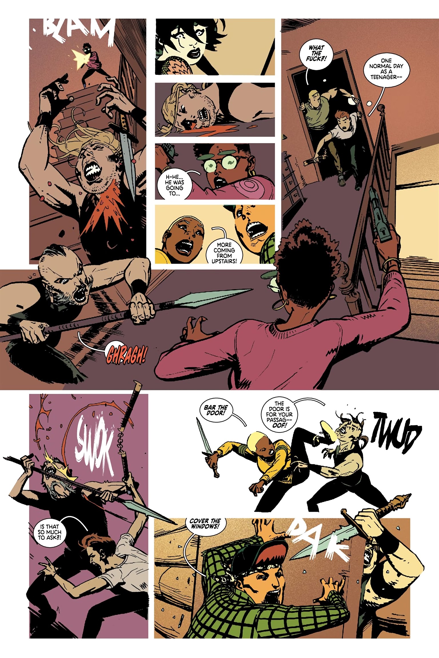 Read online Deadly Class comic -  Issue # _Deluxe Edition Teen Age Riot (Part 4) - 6