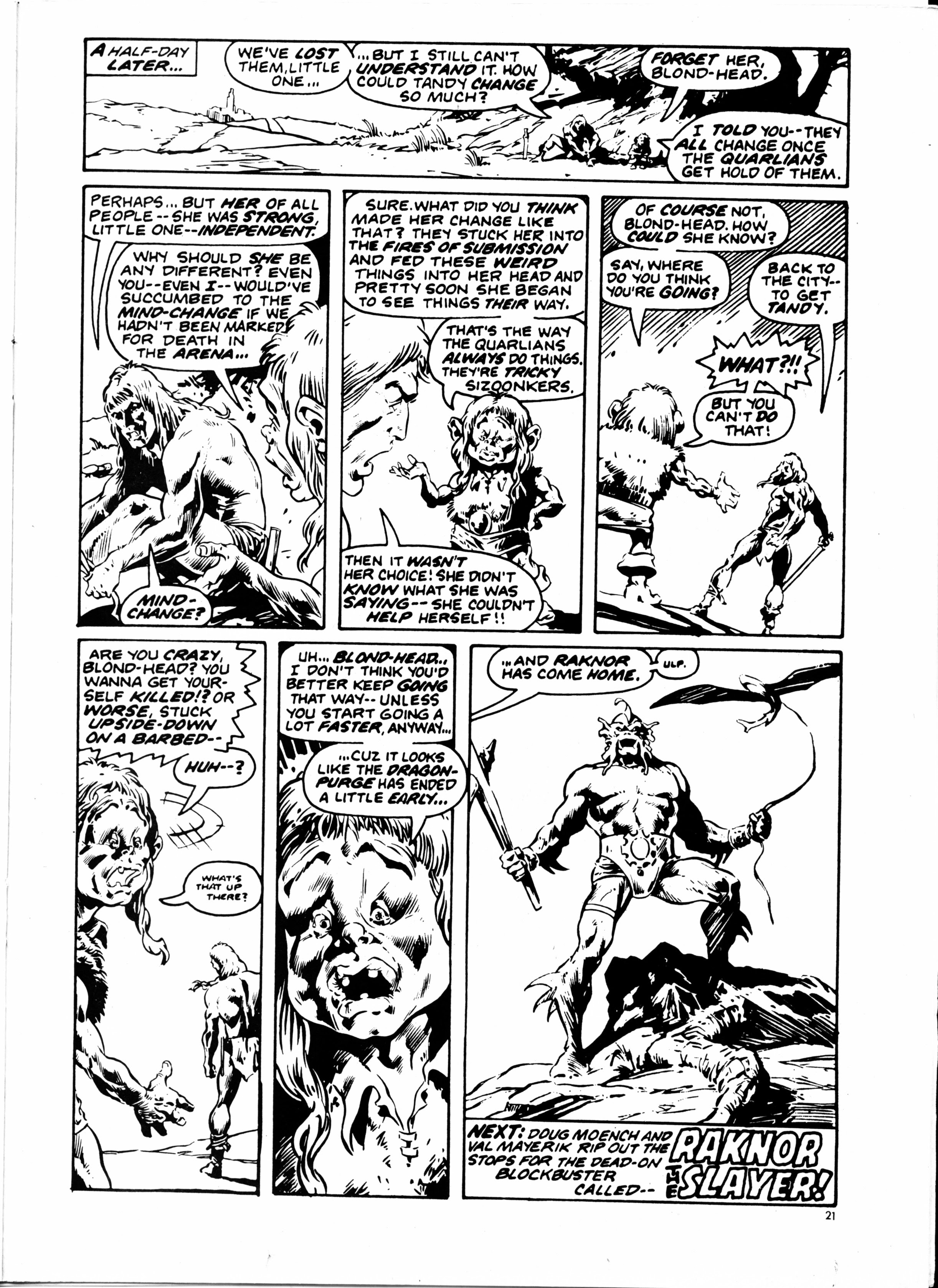 Read online Planet of the Apes (1974) comic -  Issue #121 - 21