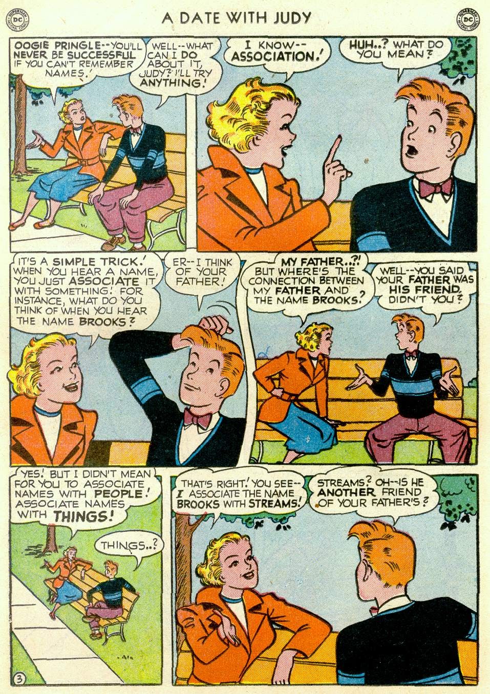 Read online A Date with Judy comic -  Issue #19 - 20