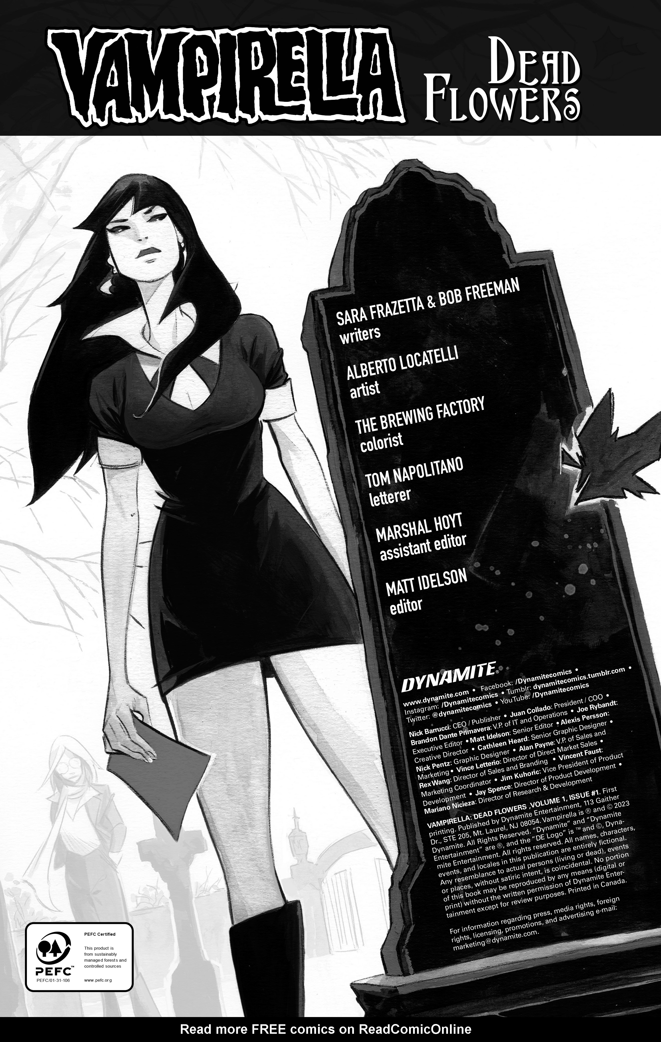 Read online Vampirella: Dead Flowers comic -  Issue #1 - 6