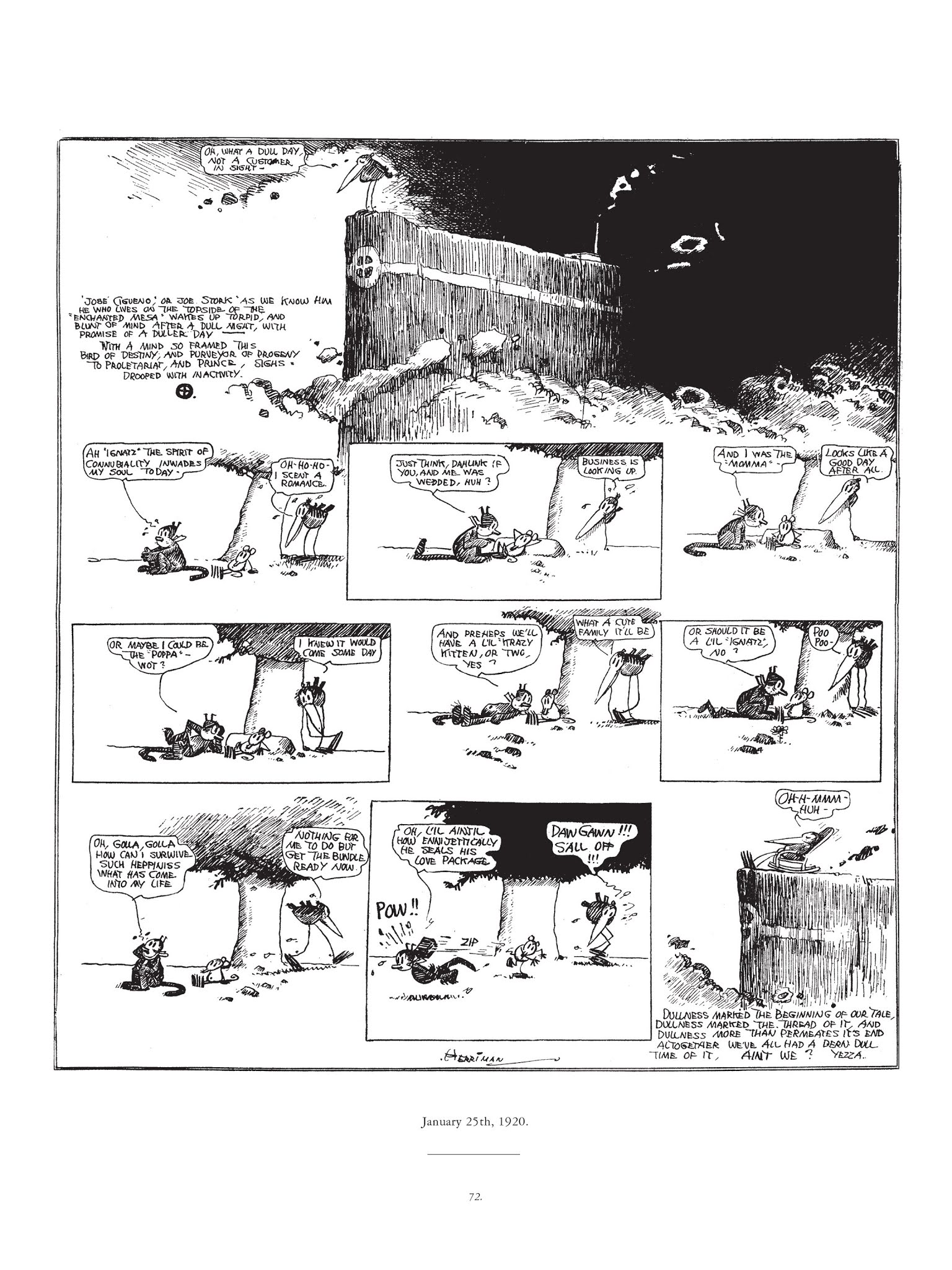 Read online Krazy & Ignatz comic -  Issue # TPB 2 - 72