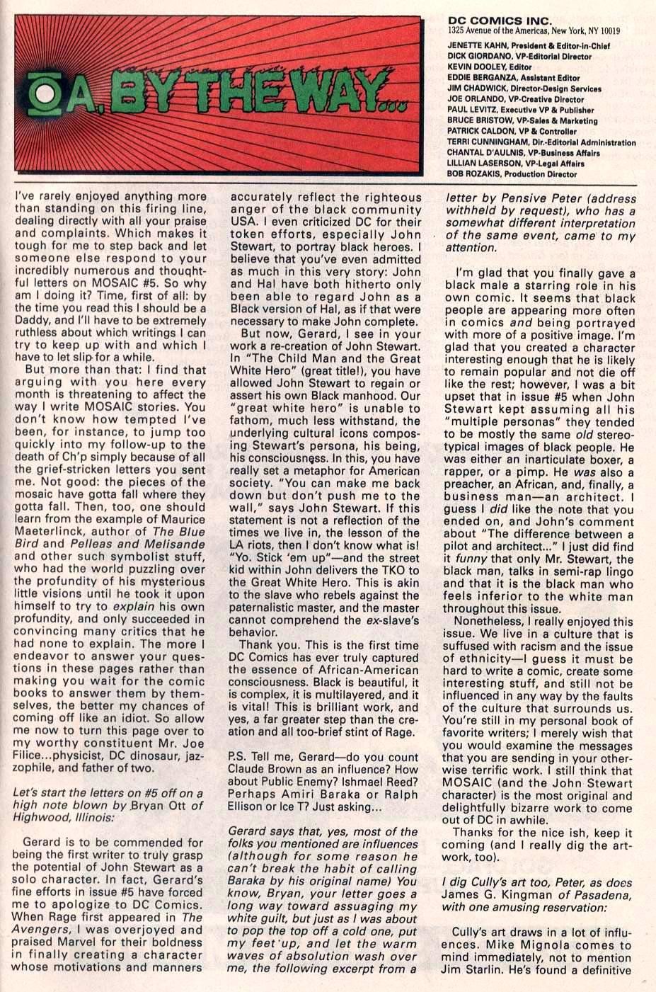 Read online Green Lantern: Mosaic comic -  Issue #9 - 25