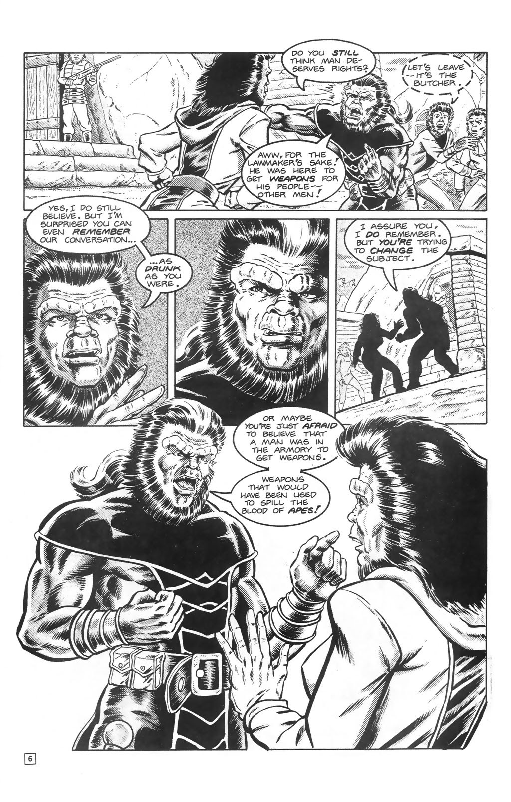 Read online Planet of the Apes: Blood of the Apes comic -  Issue #2 - 7