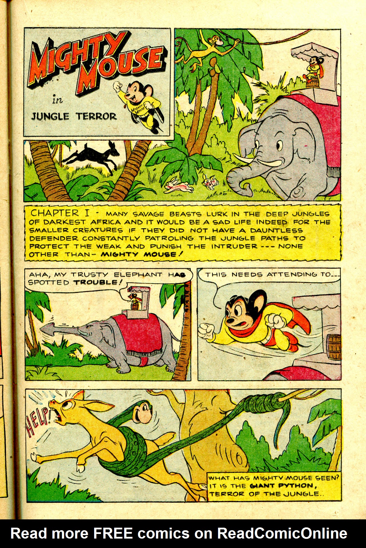 Read online Paul Terry's Mighty Mouse Comics comic -  Issue #42 - 66