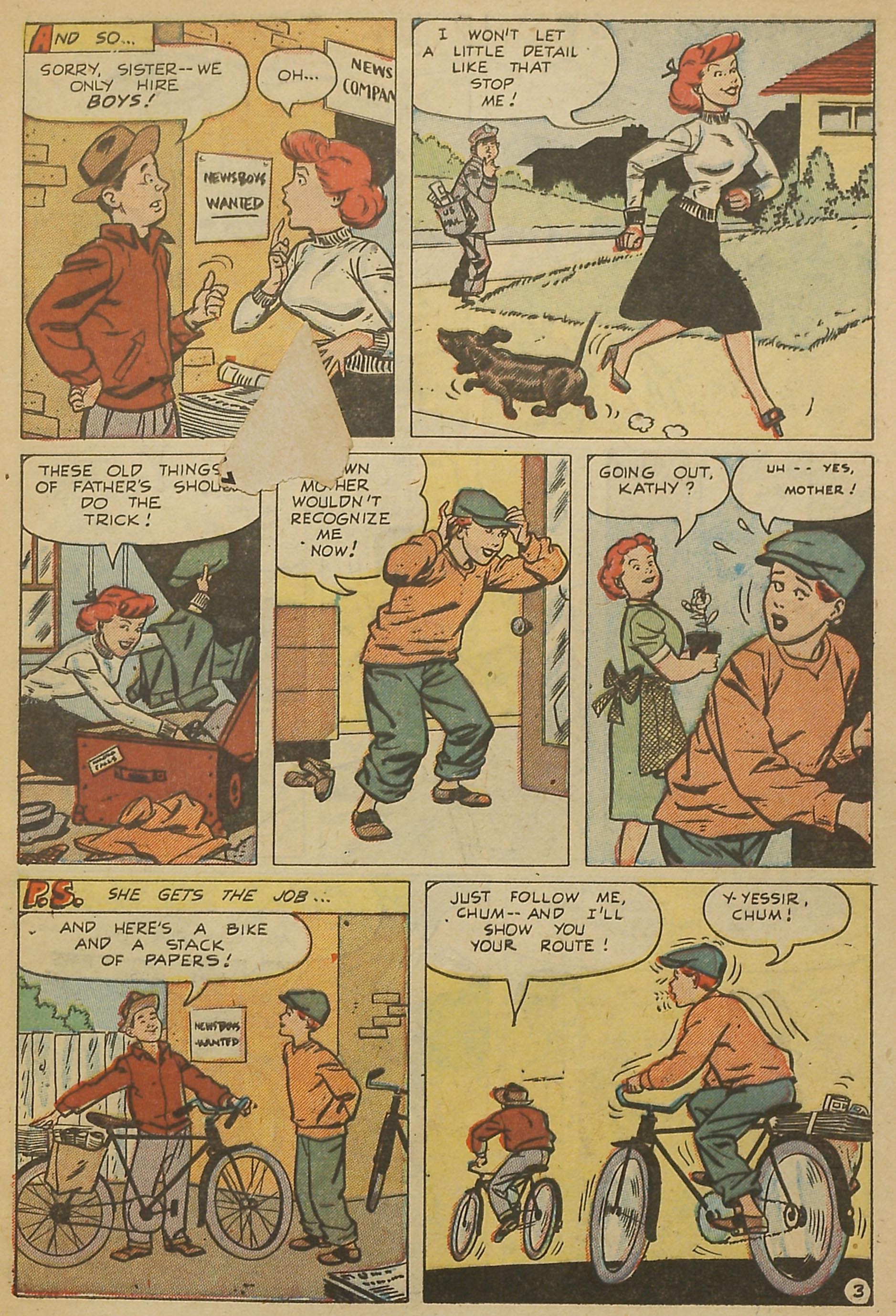 Read online Kathy (1949) comic -  Issue #16 - 5