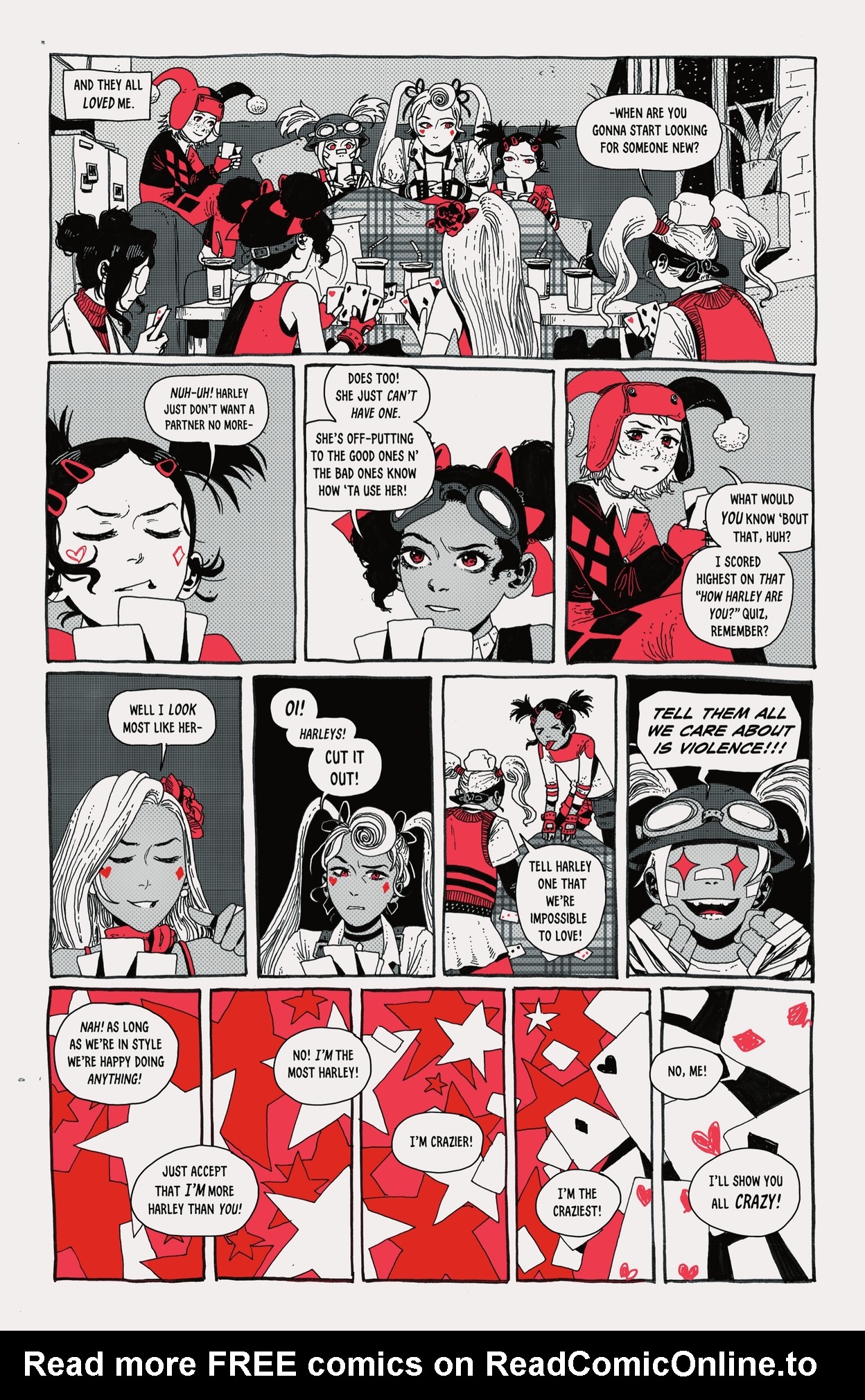Read online Harley Quinn: Black   White   Redder comic -  Issue #4 - 9