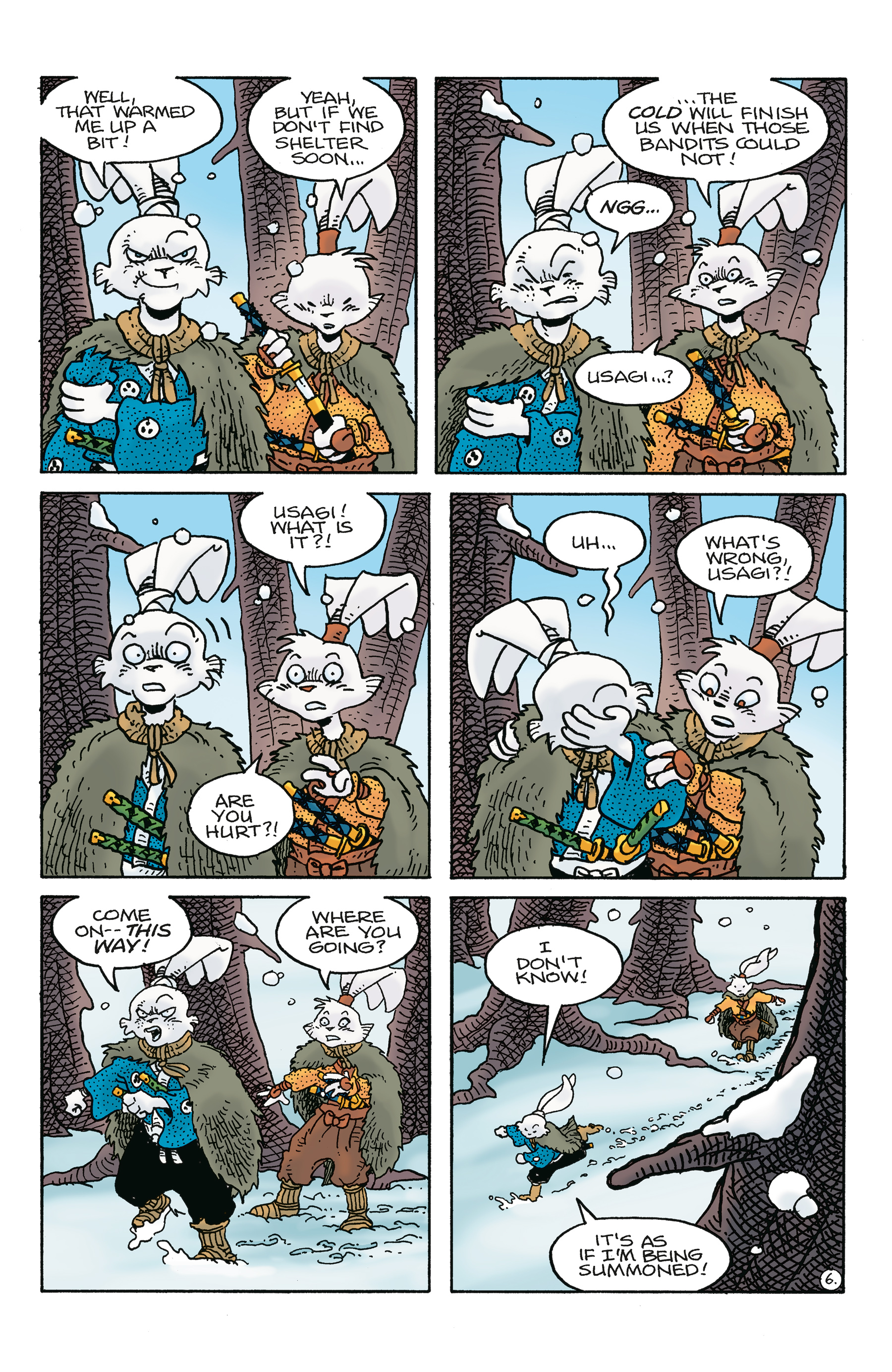 Read online Usagi Yojimbo: Ice and Snow comic -  Issue #1 - 8