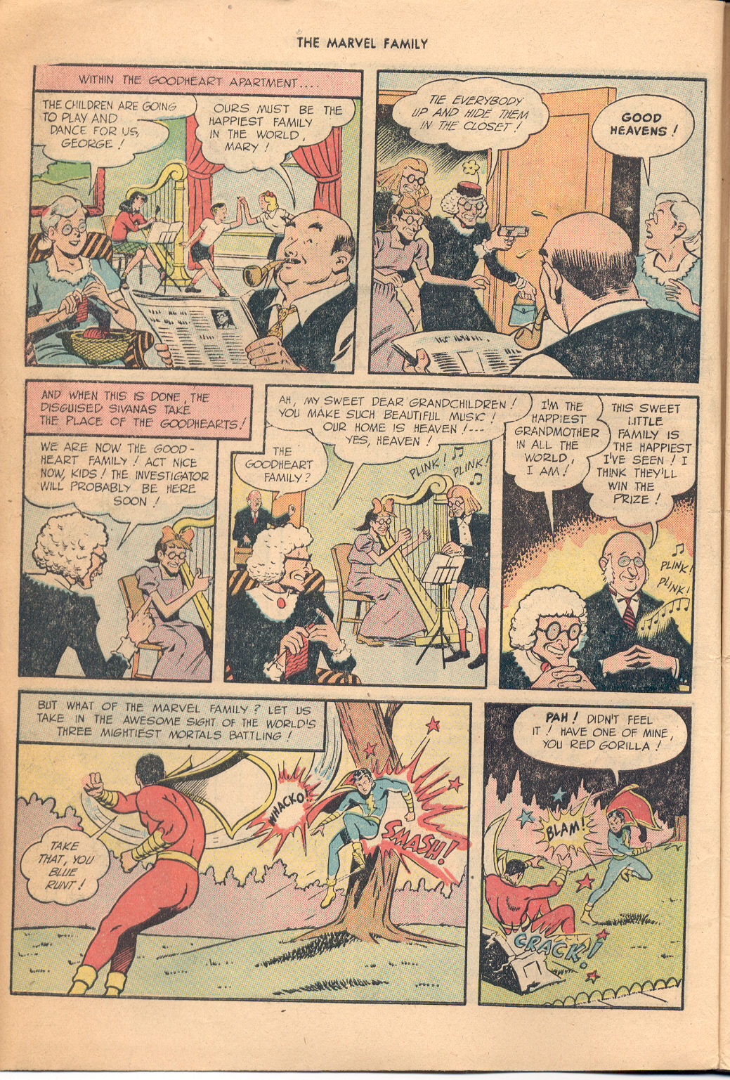 Read online The Marvel Family comic -  Issue #16 - 11