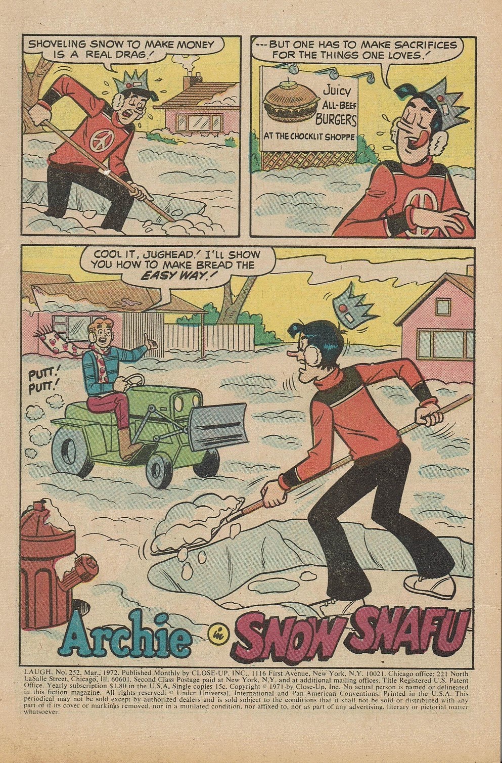Read online Laugh (Comics) comic -  Issue #252 - 3