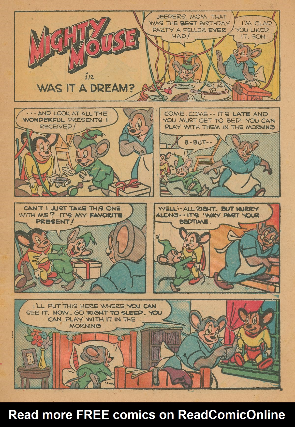 Read online Paul Terry's Mighty Mouse Comics comic -  Issue #24 - 3