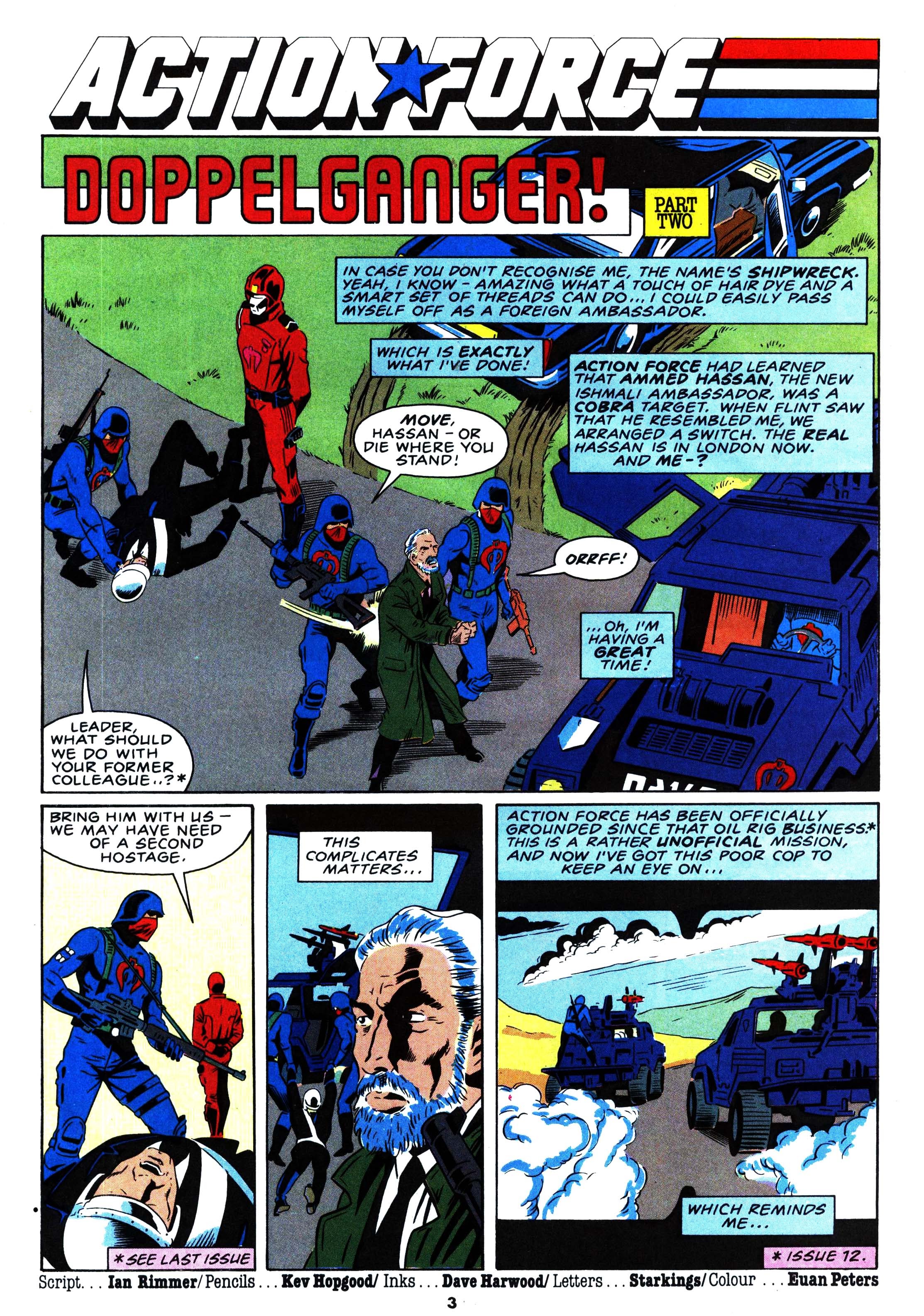 Read online Action Force comic -  Issue #20 - 3