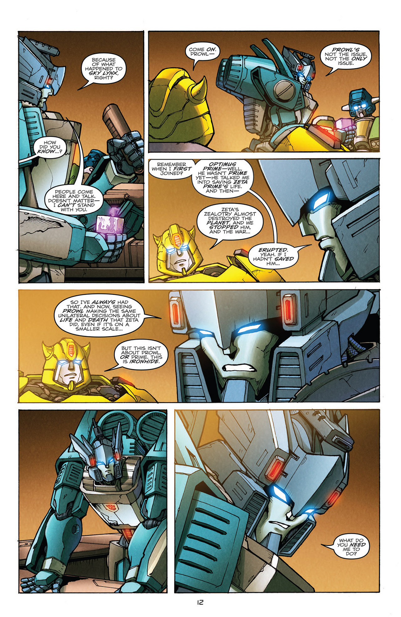 Read online Transformers: Robots In Disguise (2012) comic -  Issue #9 - 15