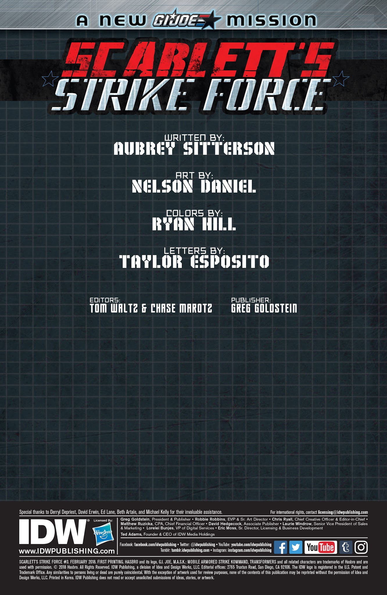 Read online Scarlett's Strike Force comic -  Issue #3 - 2