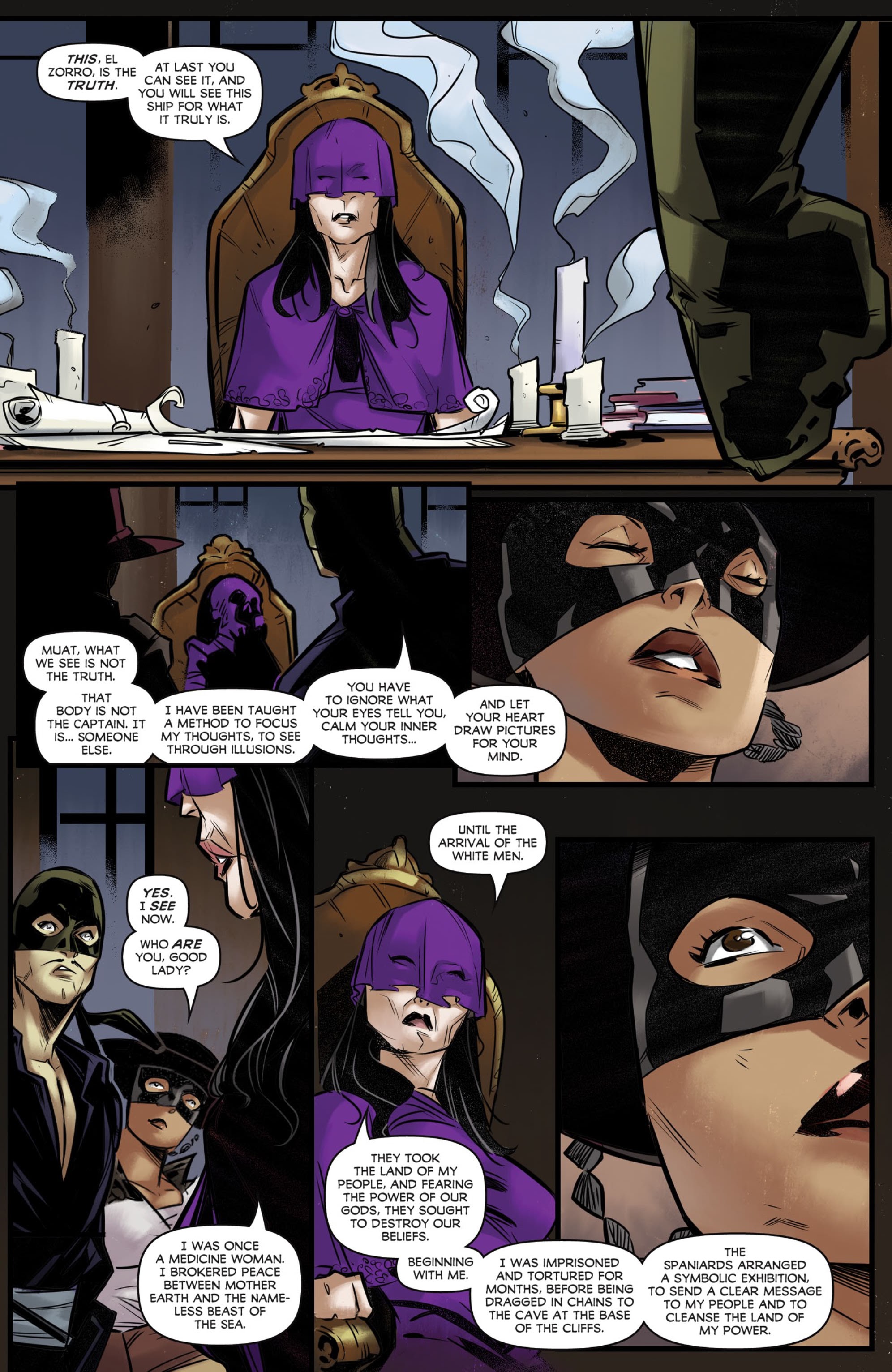 Read online Zorro: Galleon Of the Dead comic -  Issue #4 - 13