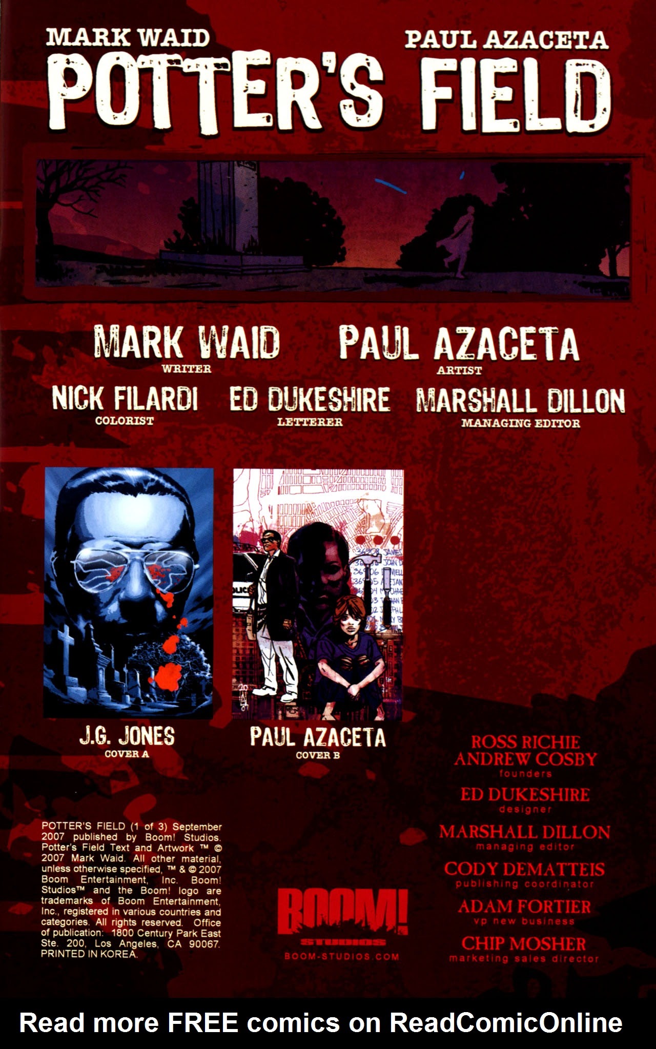 Read online Potter's Field comic -  Issue #1 - 24