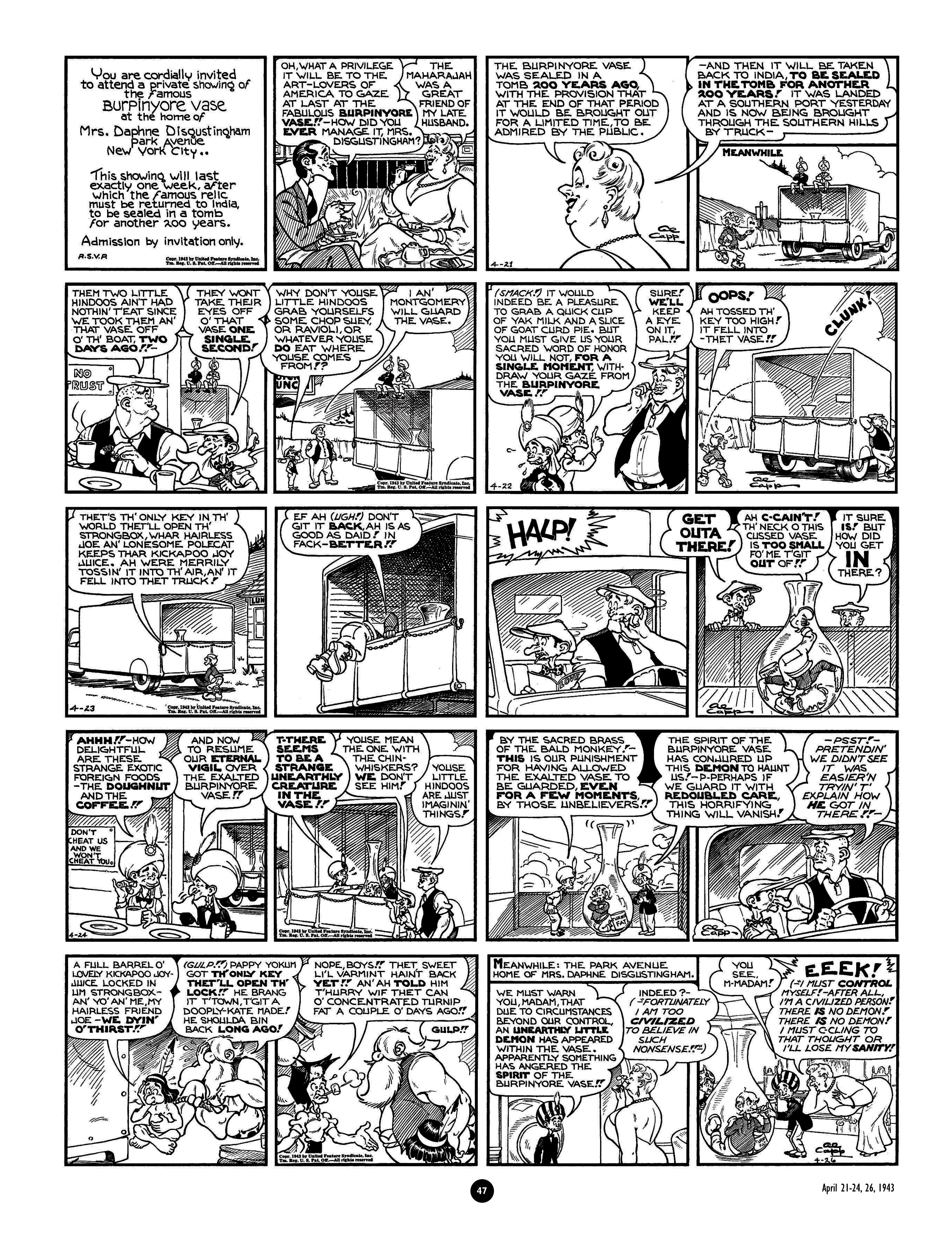 Read online Al Capp's Li'l Abner Complete Daily & Color Sunday Comics comic -  Issue # TPB 5 (Part 1) - 48