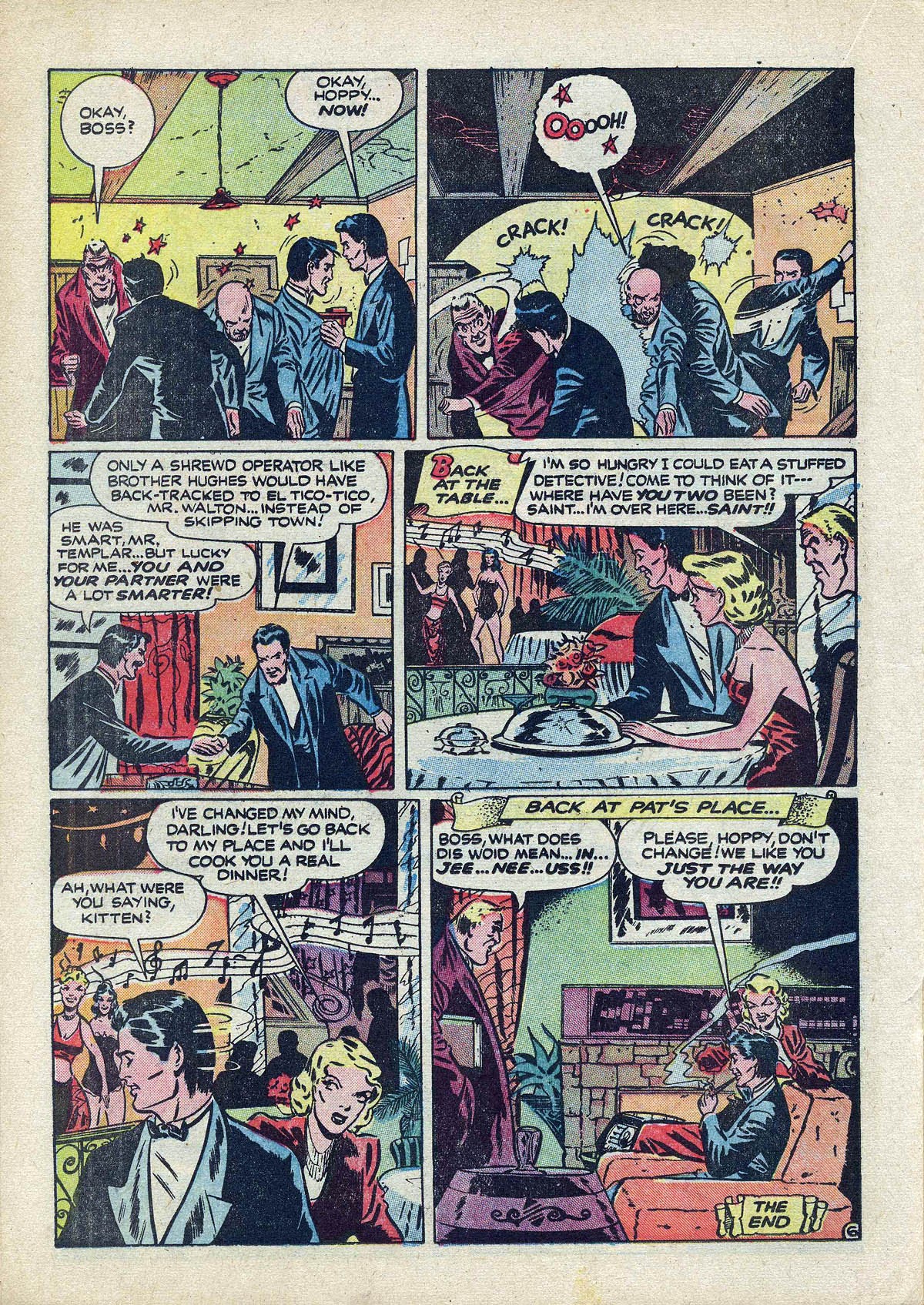 Read online The Saint (1947) comic -  Issue #6 - 34
