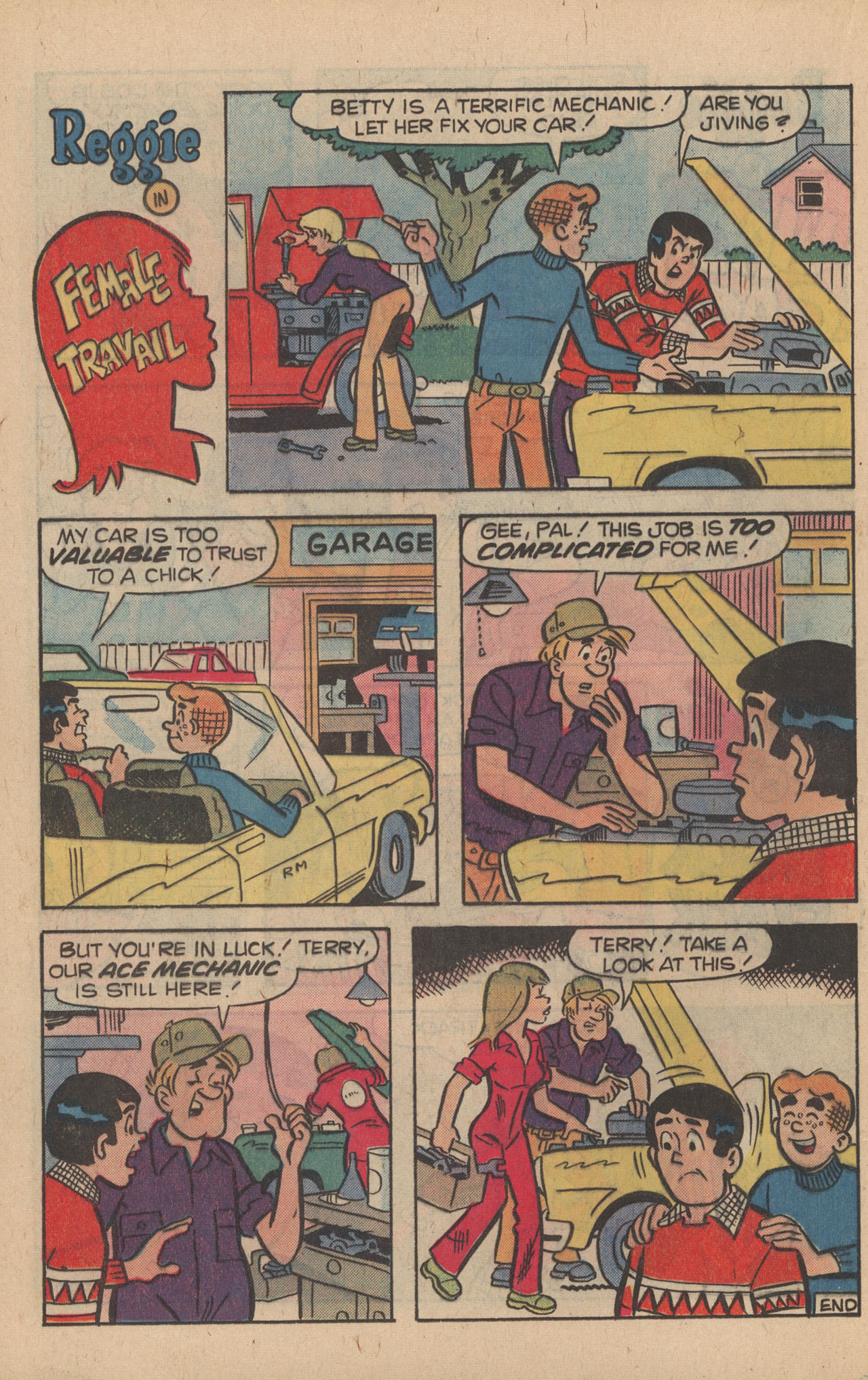 Read online Reggie's Wise Guy Jokes comic -  Issue #46 - 16