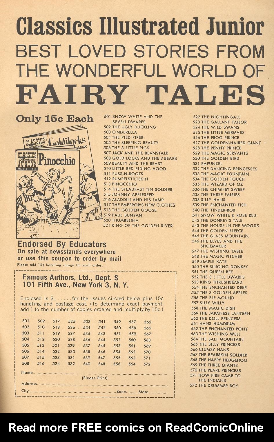 Read online Classics Illustrated comic -  Issue #90 - 51