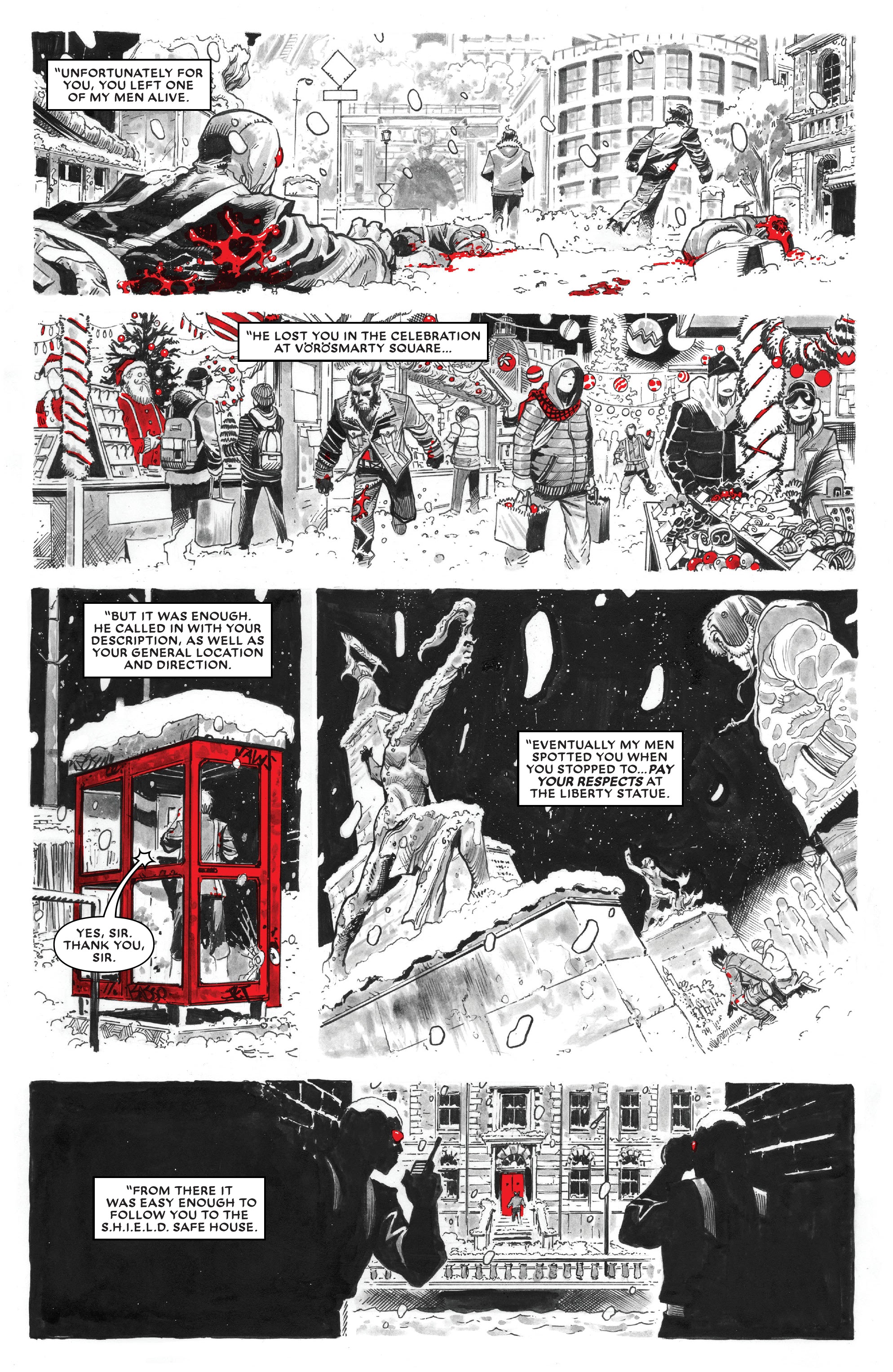 Read online Wolverine: Black, White & Blood comic -  Issue #1 - 14