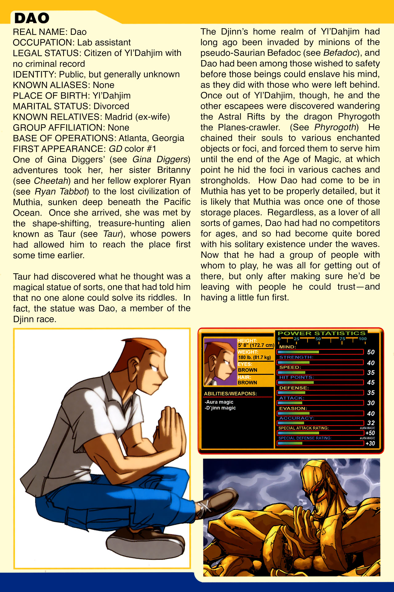 Read online Gold Digger Sourcebook: The Official Handbook of the GD Universe comic -  Issue #3 - 20