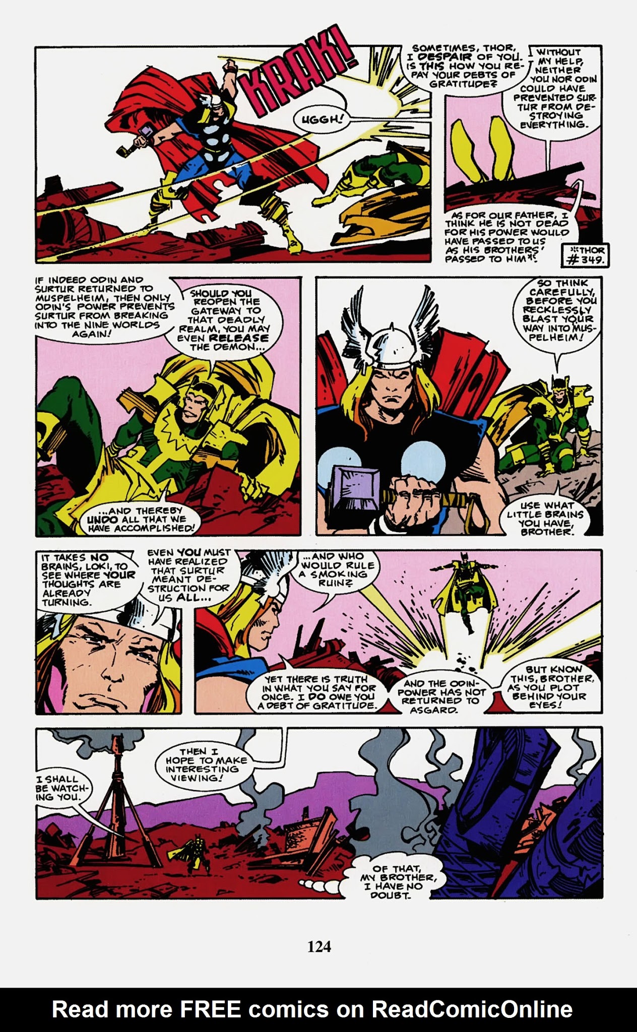 Read online Thor Visionaries: Walter Simonson comic -  Issue # TPB 2 - 126