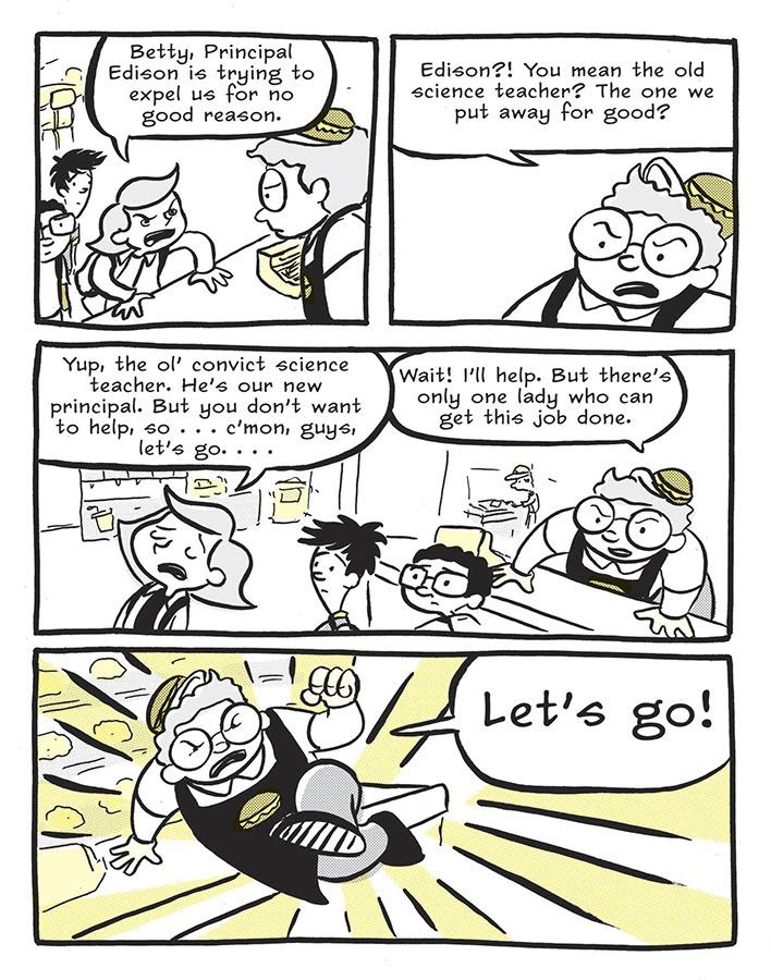 Read online Lunch Lady and the Schoolwide Scuffle comic -  Issue # TPB - 17