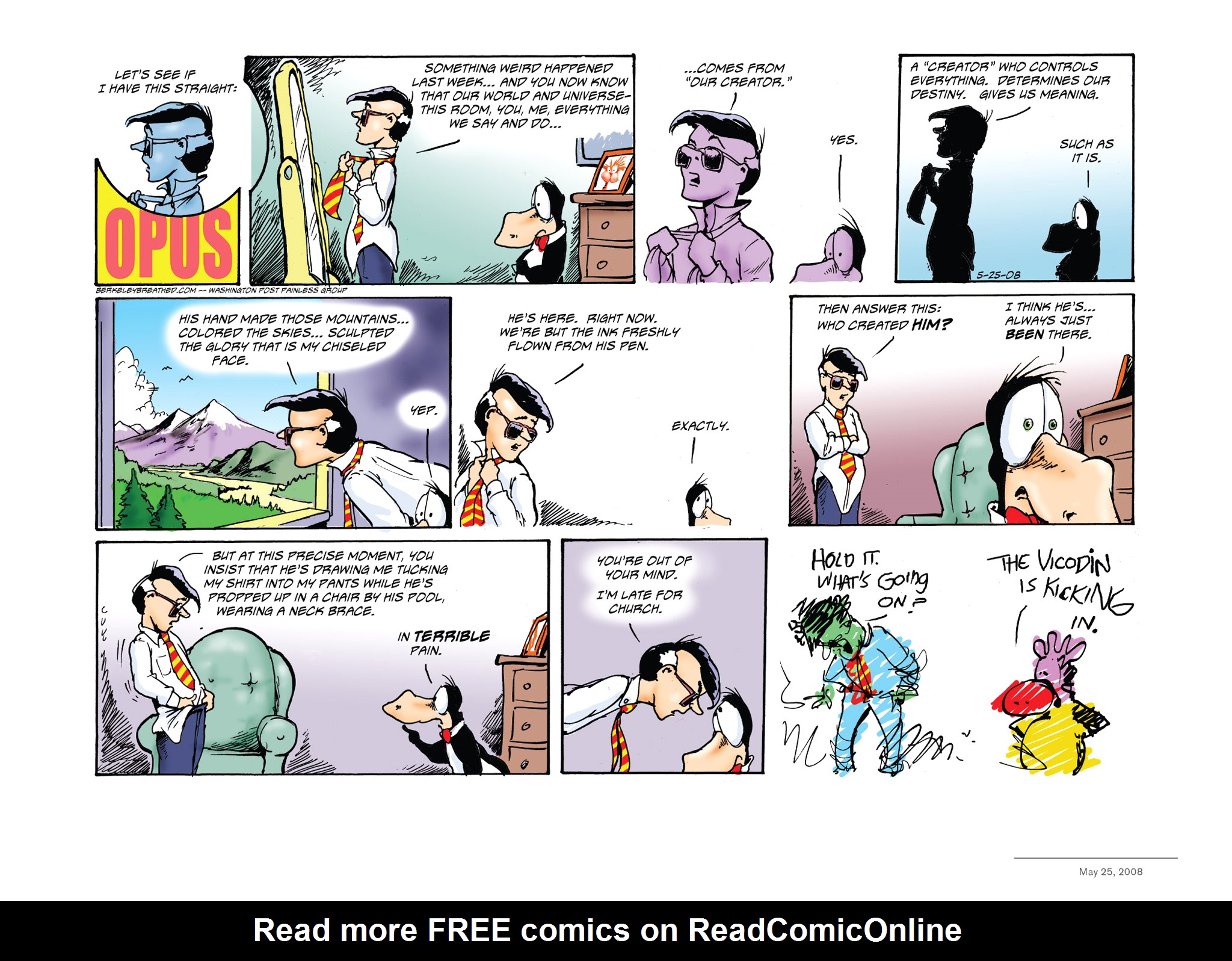 Read online Opus Complete Sunday Strips From 2003-2008 comic -  Issue # TPB (Part 3) - 45